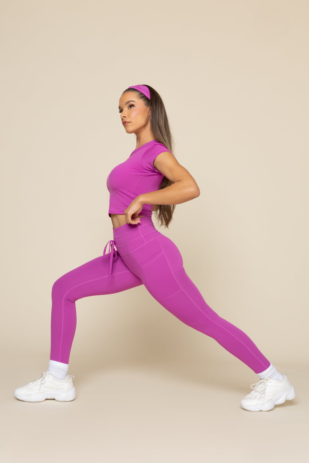 Cargo Legging with Pockets - Royal Orchid 2025 Newest Sale Online