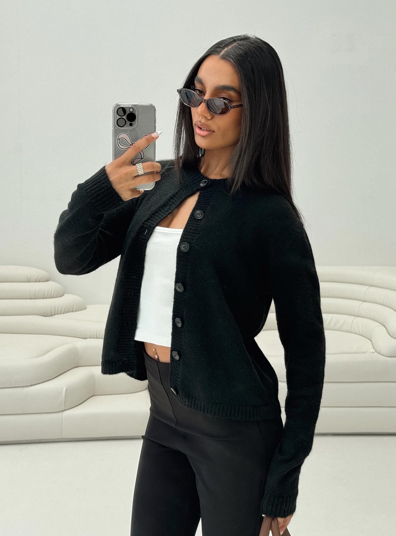 Denmark Cardigan Black Many Kinds Of Sale Online