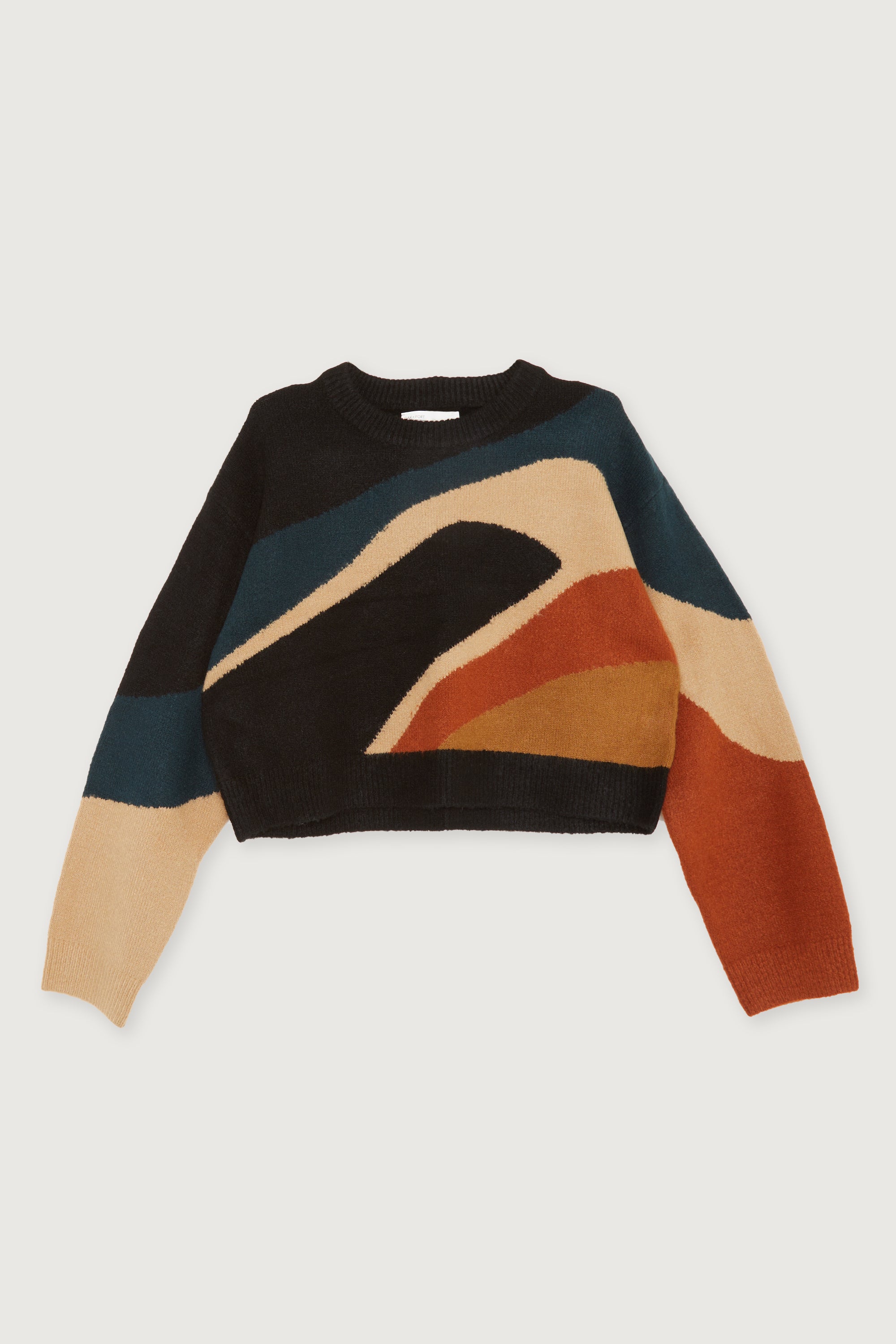 PATTERNED INTARSIA SWEATER Pictures Online