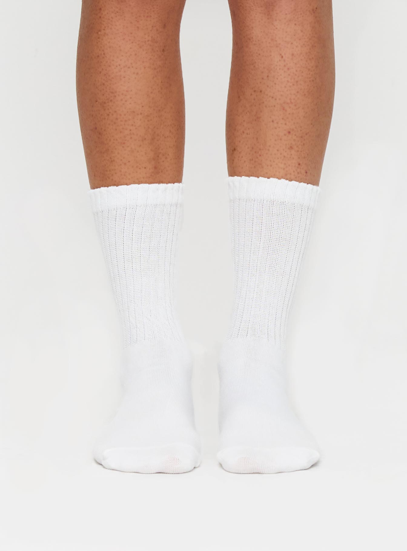 Sama Slouch Sock White Newest Cheap Online