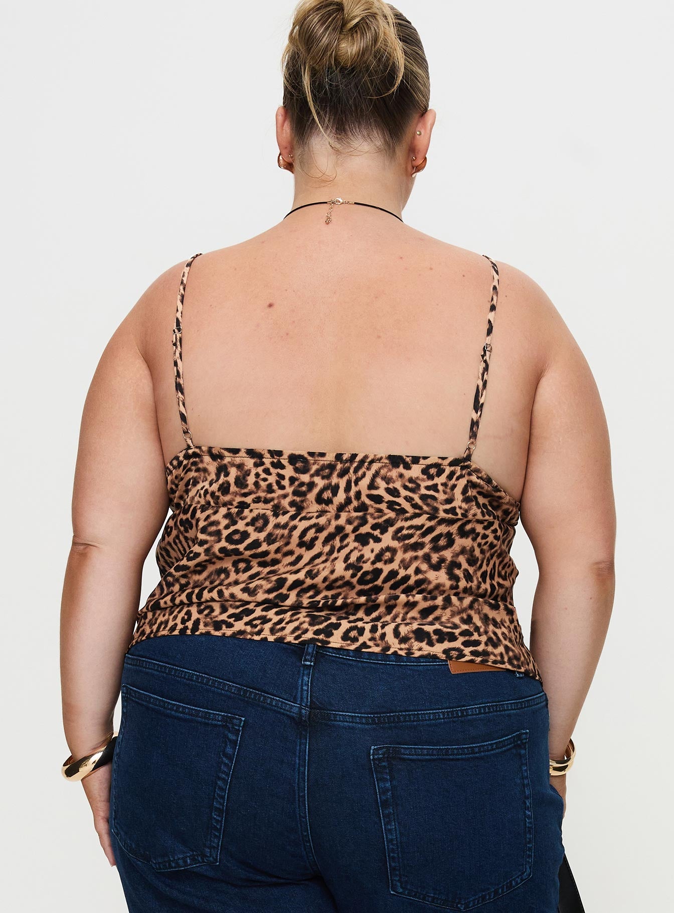 Jaquelyn Top Leopard Curve Outlet Online Shop