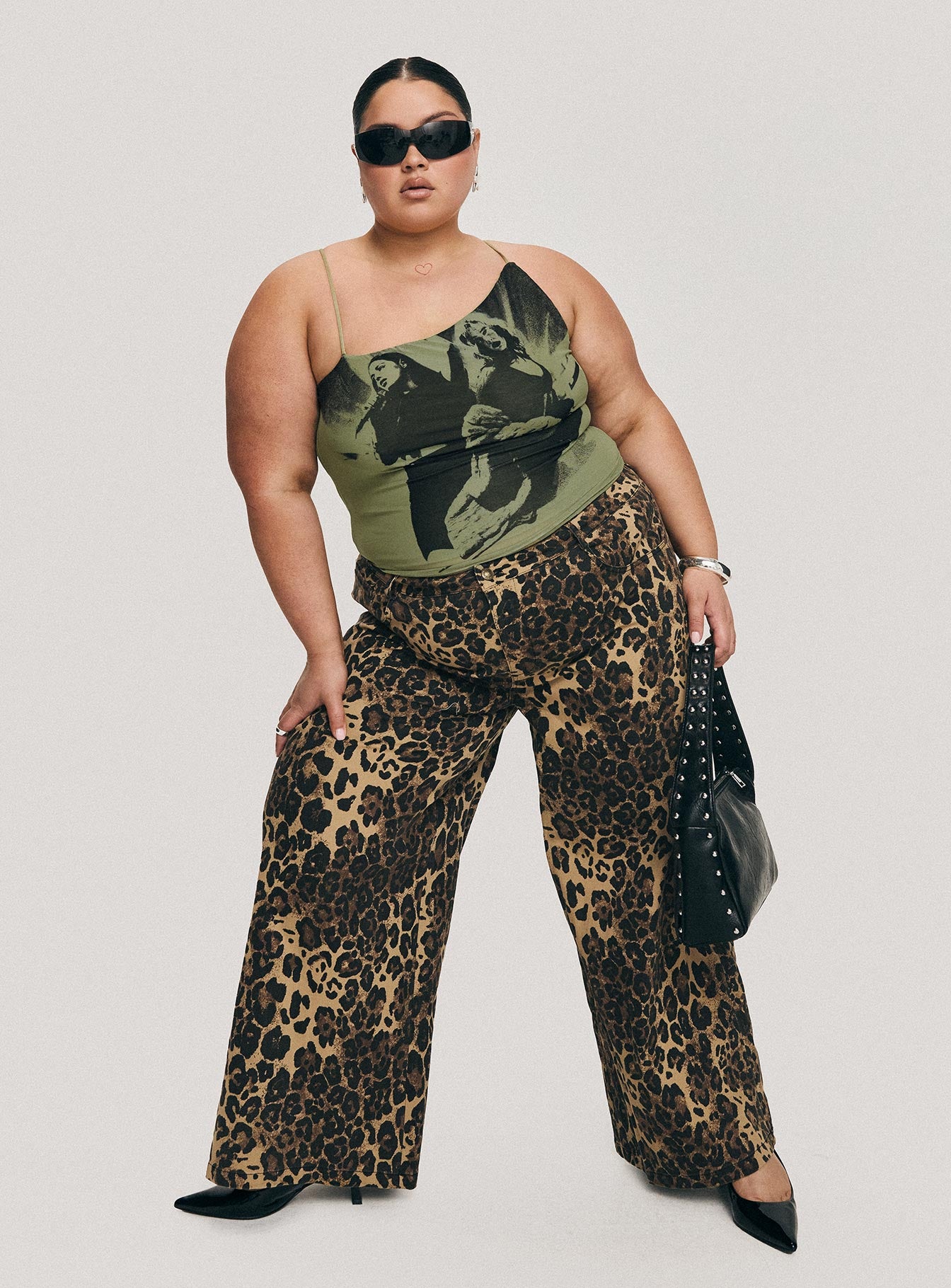 Pantar Low Rise Pants Leopard Curve Discount Great Deals