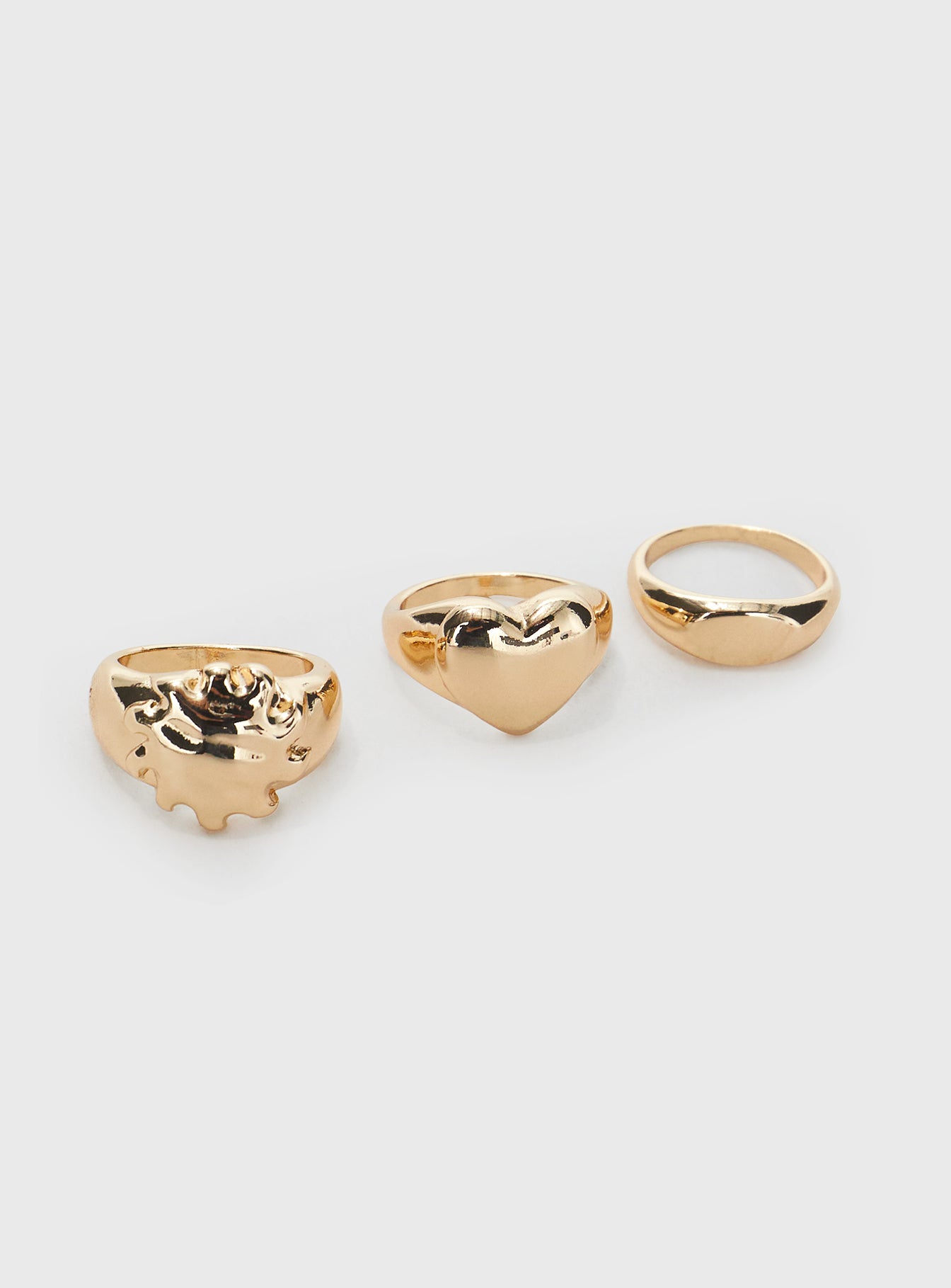 Love Coast Ring Set Gold Clearance Perfect