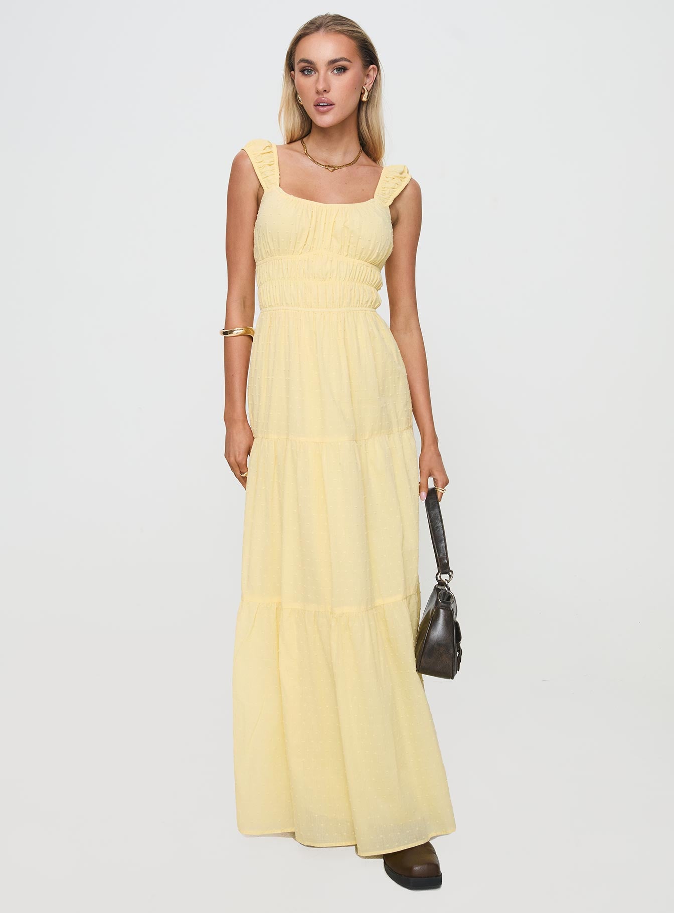 Skieler Maxi Dress Lemon Pre Order