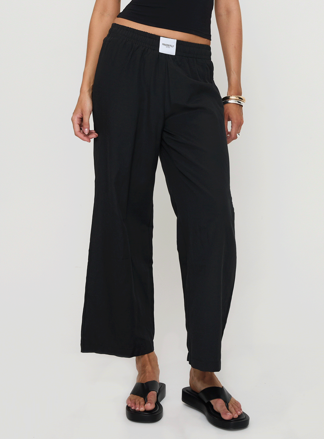 Beach House Pants Black Discount Low Pice