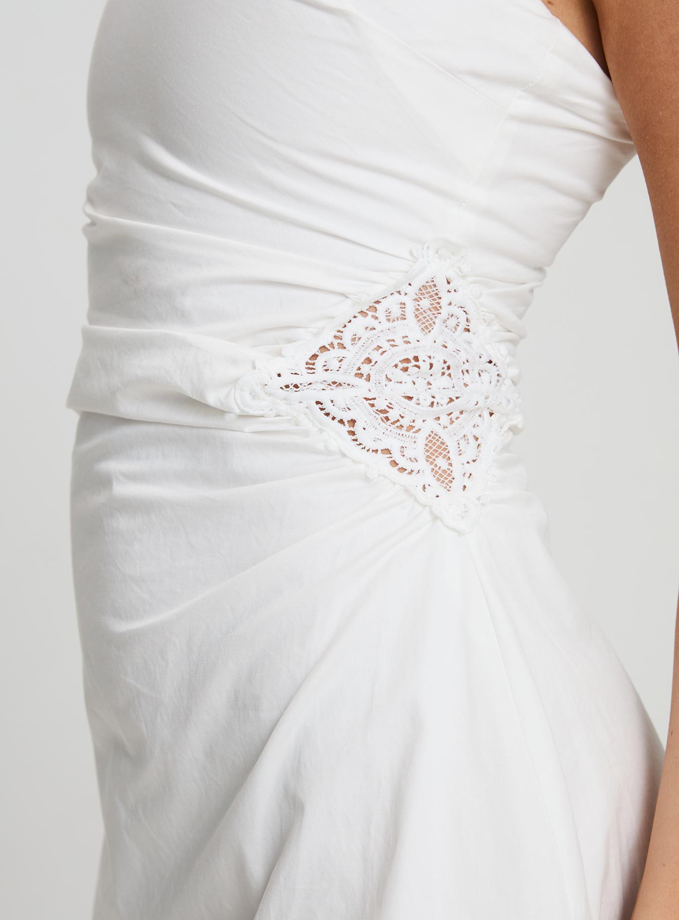 Doiley Moiley Mini Dress White 2025 Cheap Pice