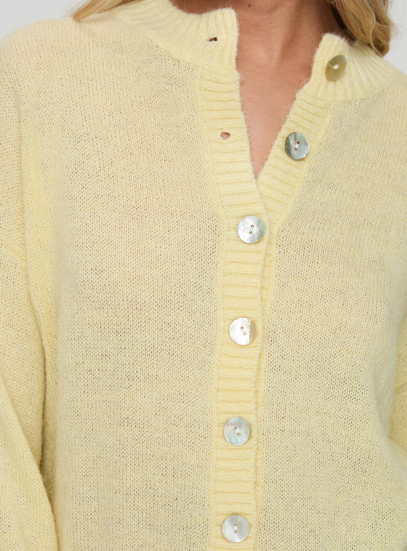 Sunbeam Cardigan Yellow Quality From China Cheap