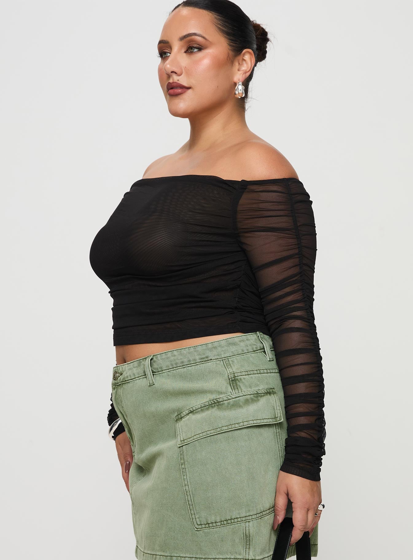 Hartford Off The Shoulder Top Black Curve Sale Lowest Pice