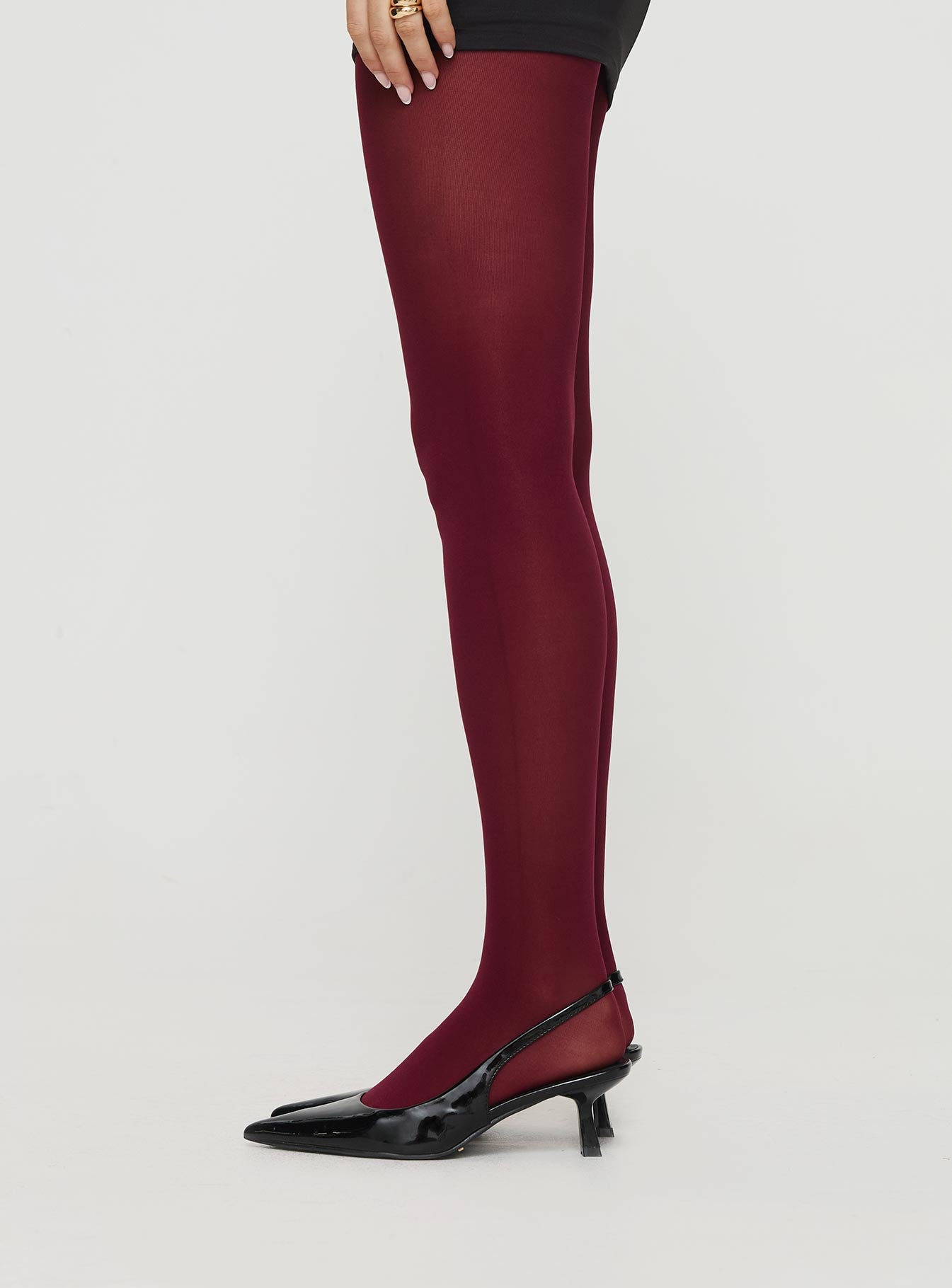 Eliseo Stockings Burgundy Sale Fast Delivery