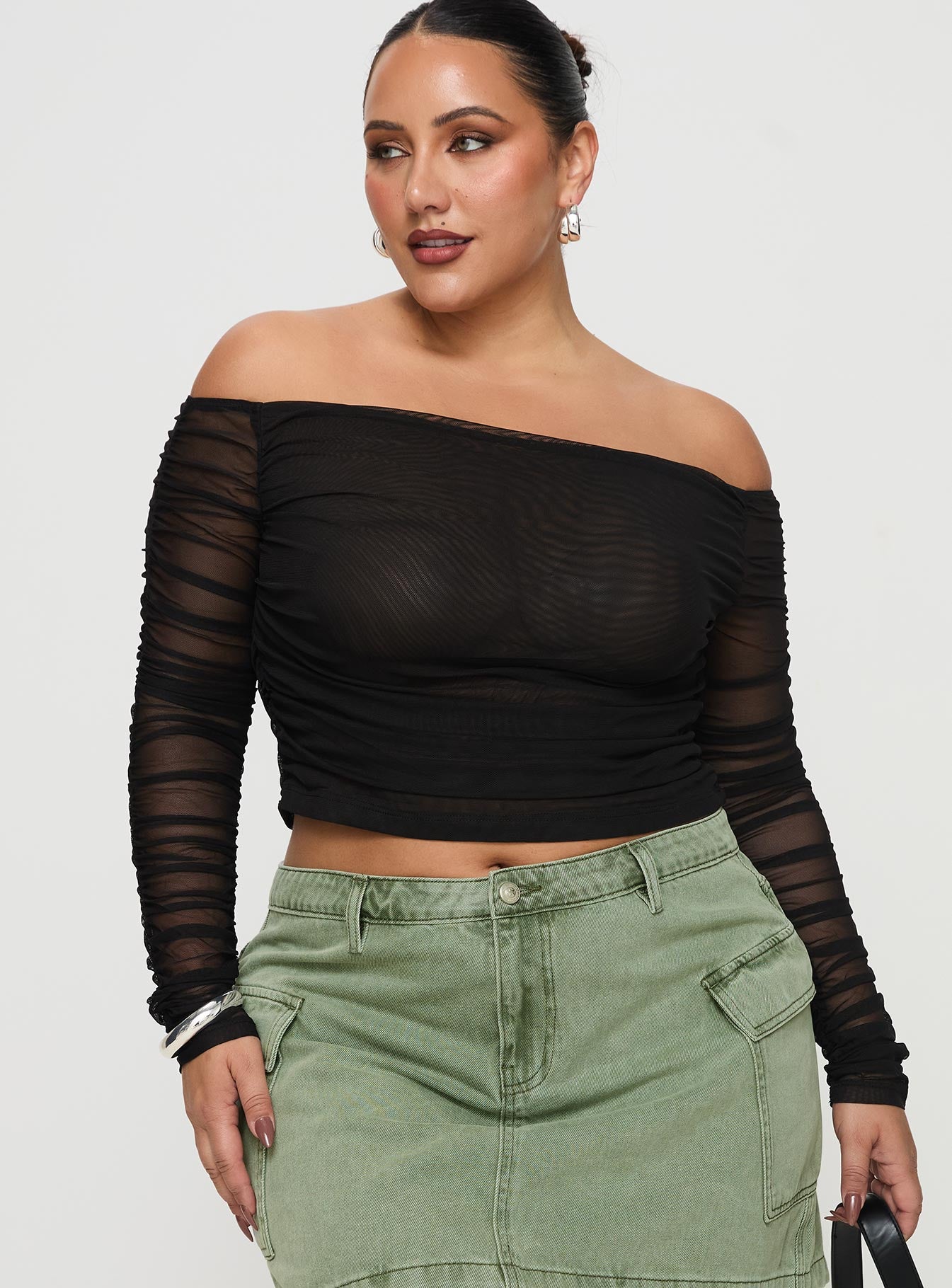 Hartford Off The Shoulder Top Black Curve Sale Lowest Pice