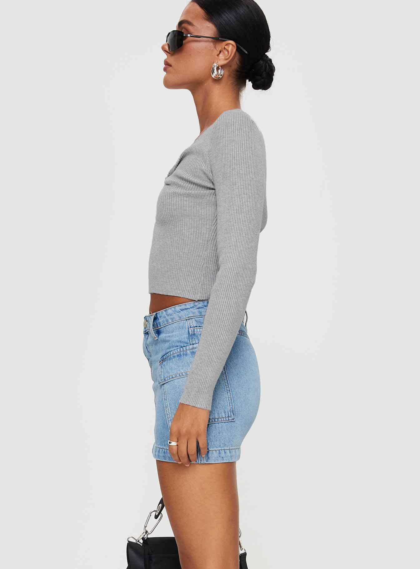 Zakai Cargo Denim Mini Skirt Ice Blue Petite Outlet Largest Supplier