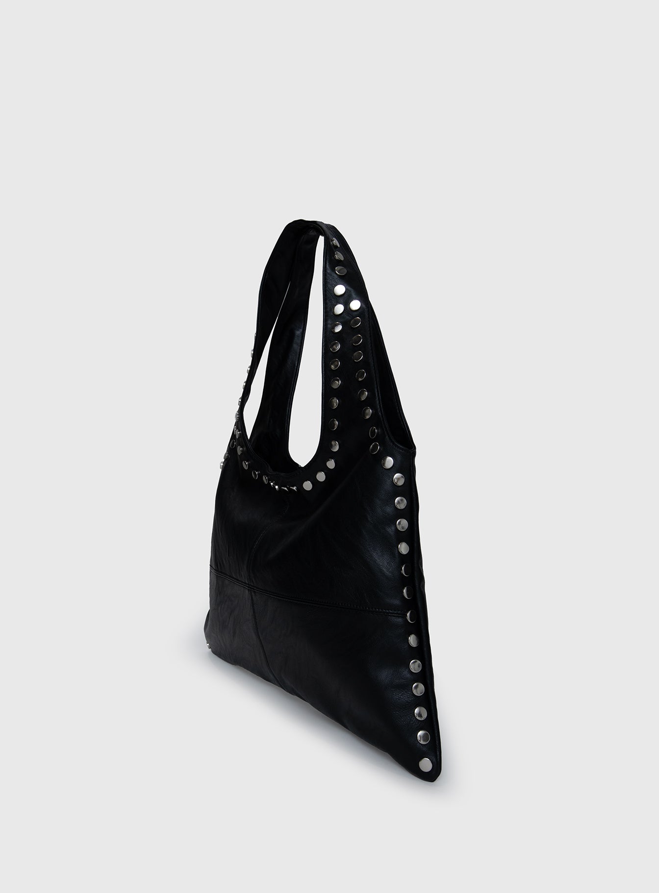 Tell The Truth Studded Bag Black / Silver Newest For Sale