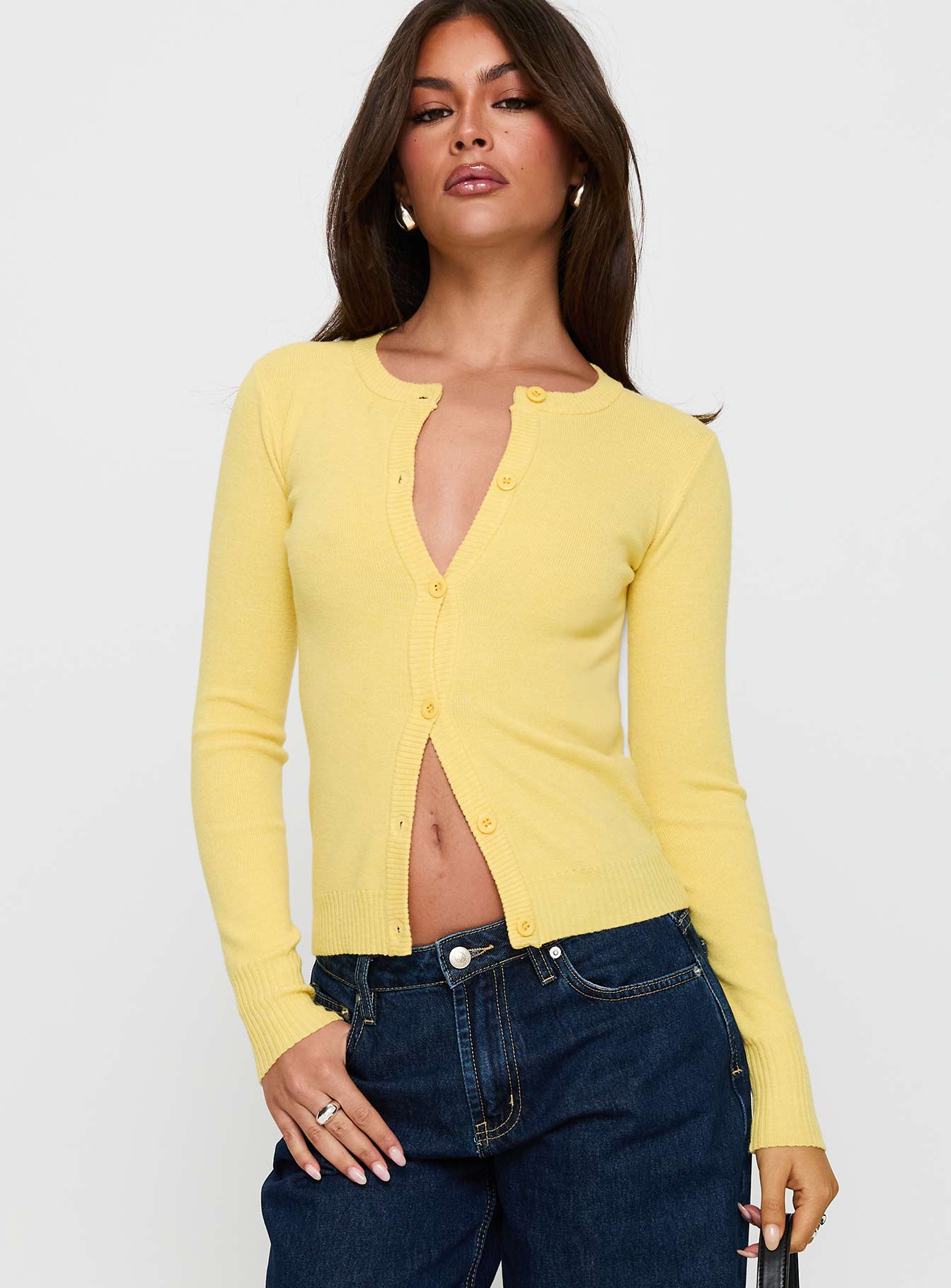 Lauraine Cardigan Lemon 2025 Sale Online