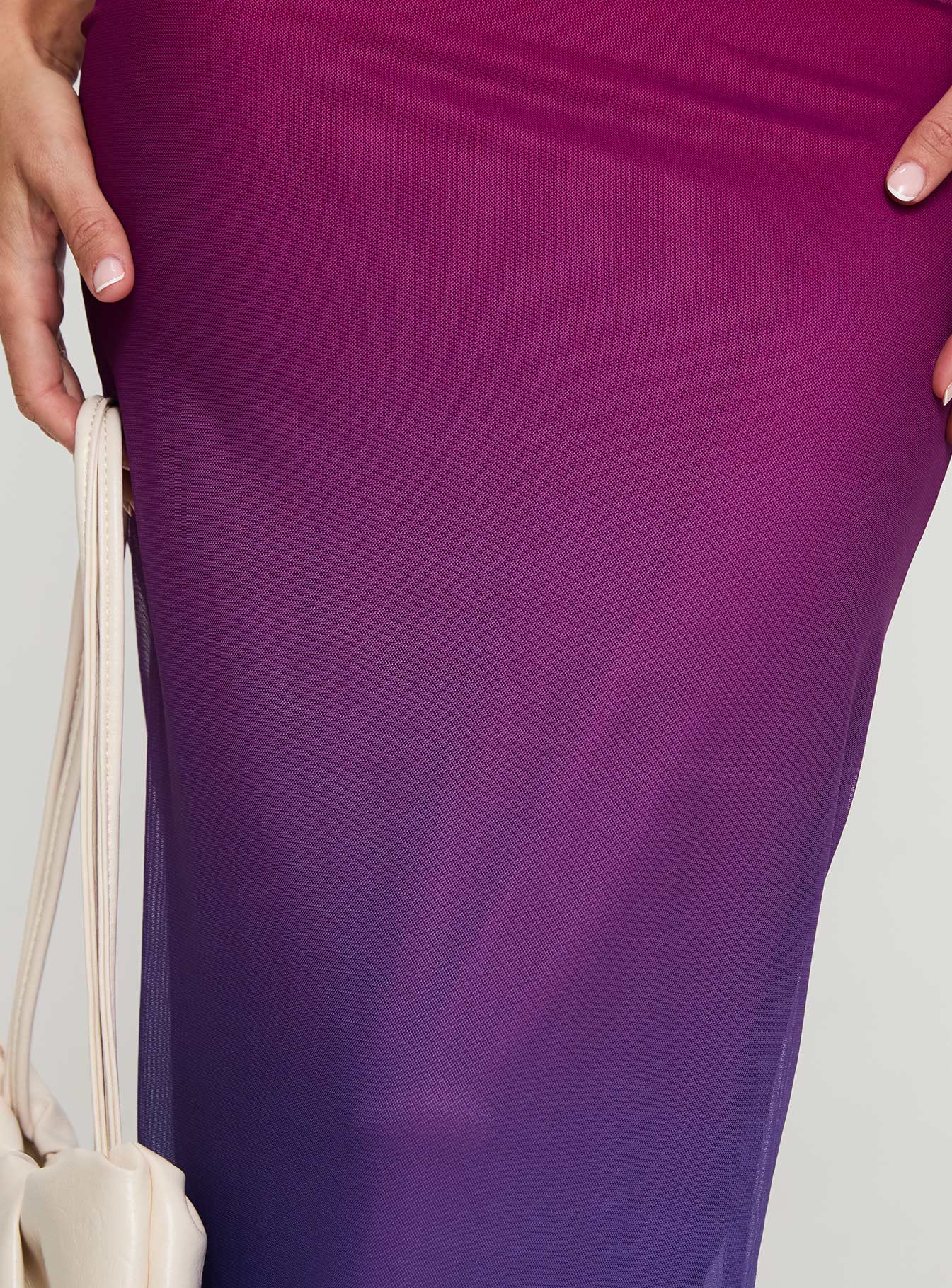 Stolen Love Strapless Maxi Dress Pink / Purple Ombre Reliable For Sale