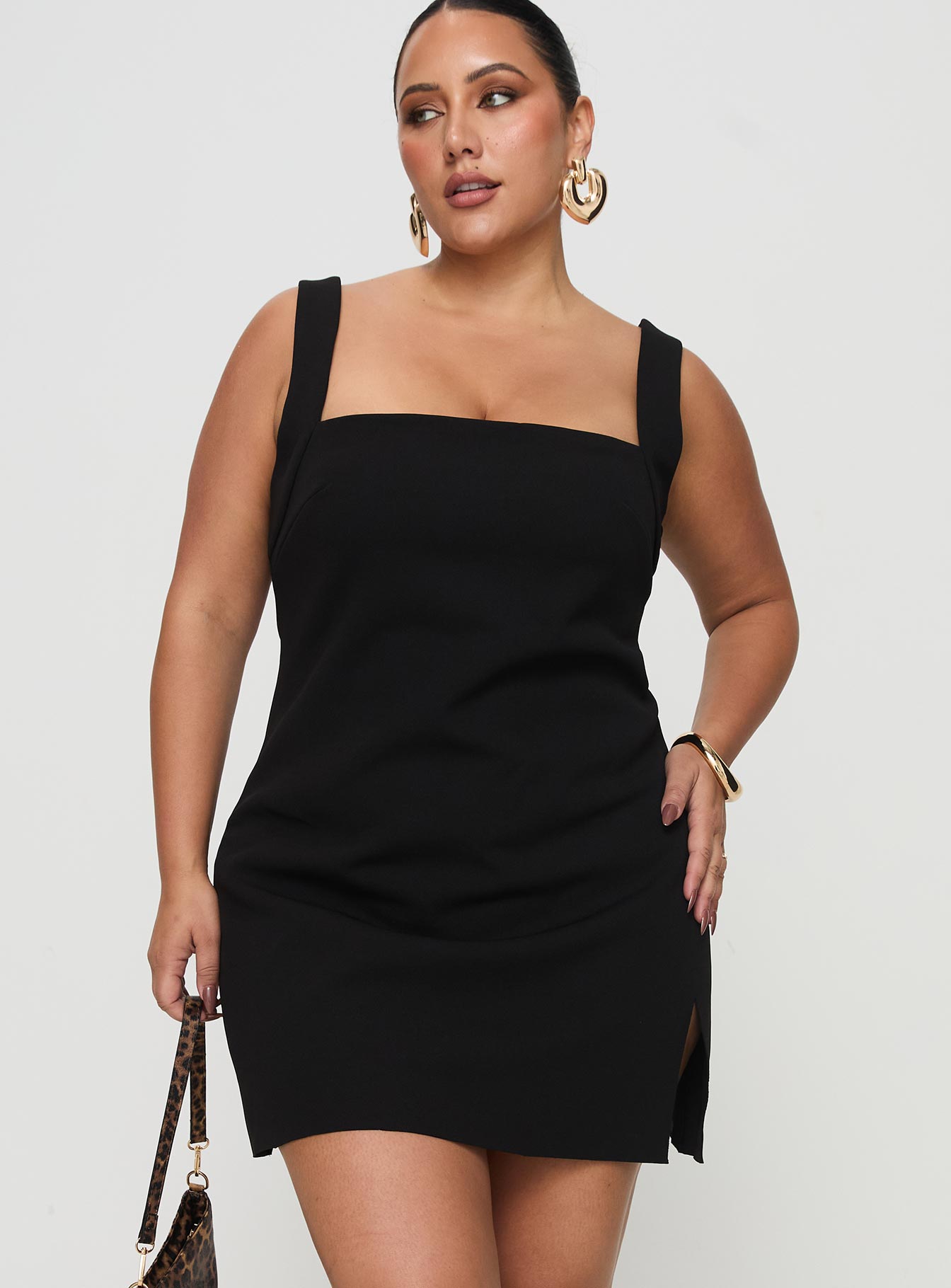 Bombshell Mini Dress Black Curve Buy Cheap Hot Sale