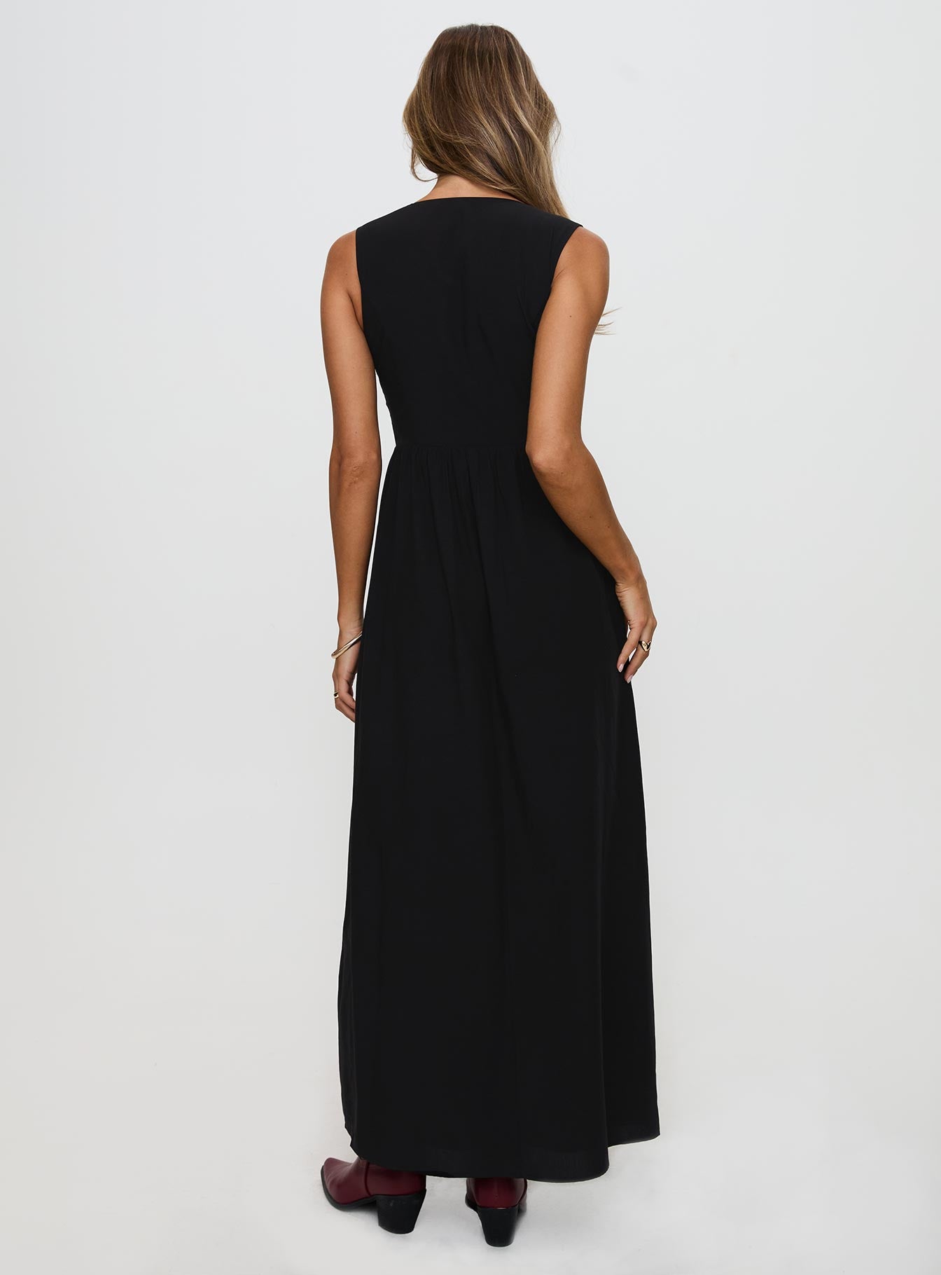 Pokey Maxi Dress Black Cost For Sale