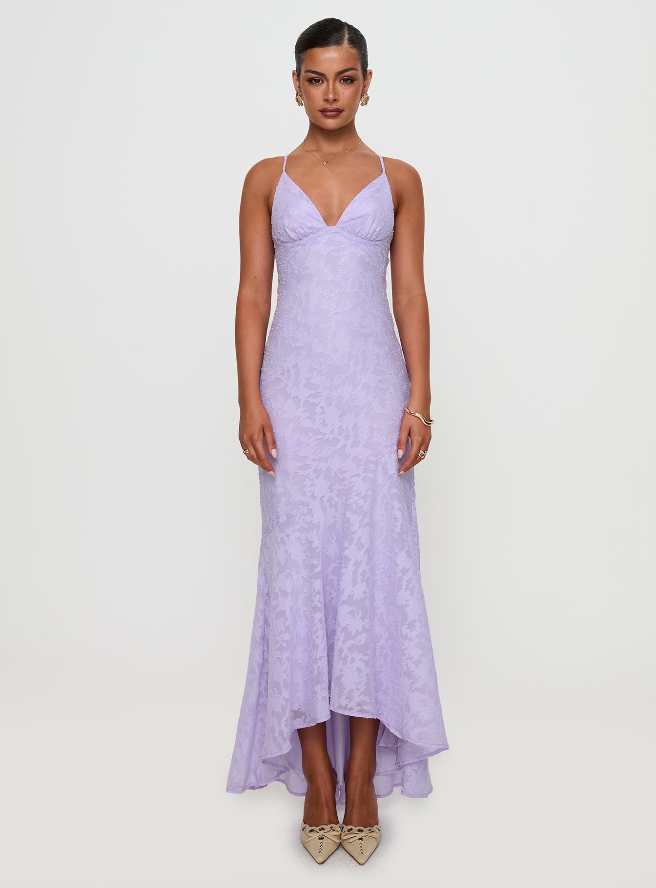 Cyrene Maxi Dress Lilac Collections