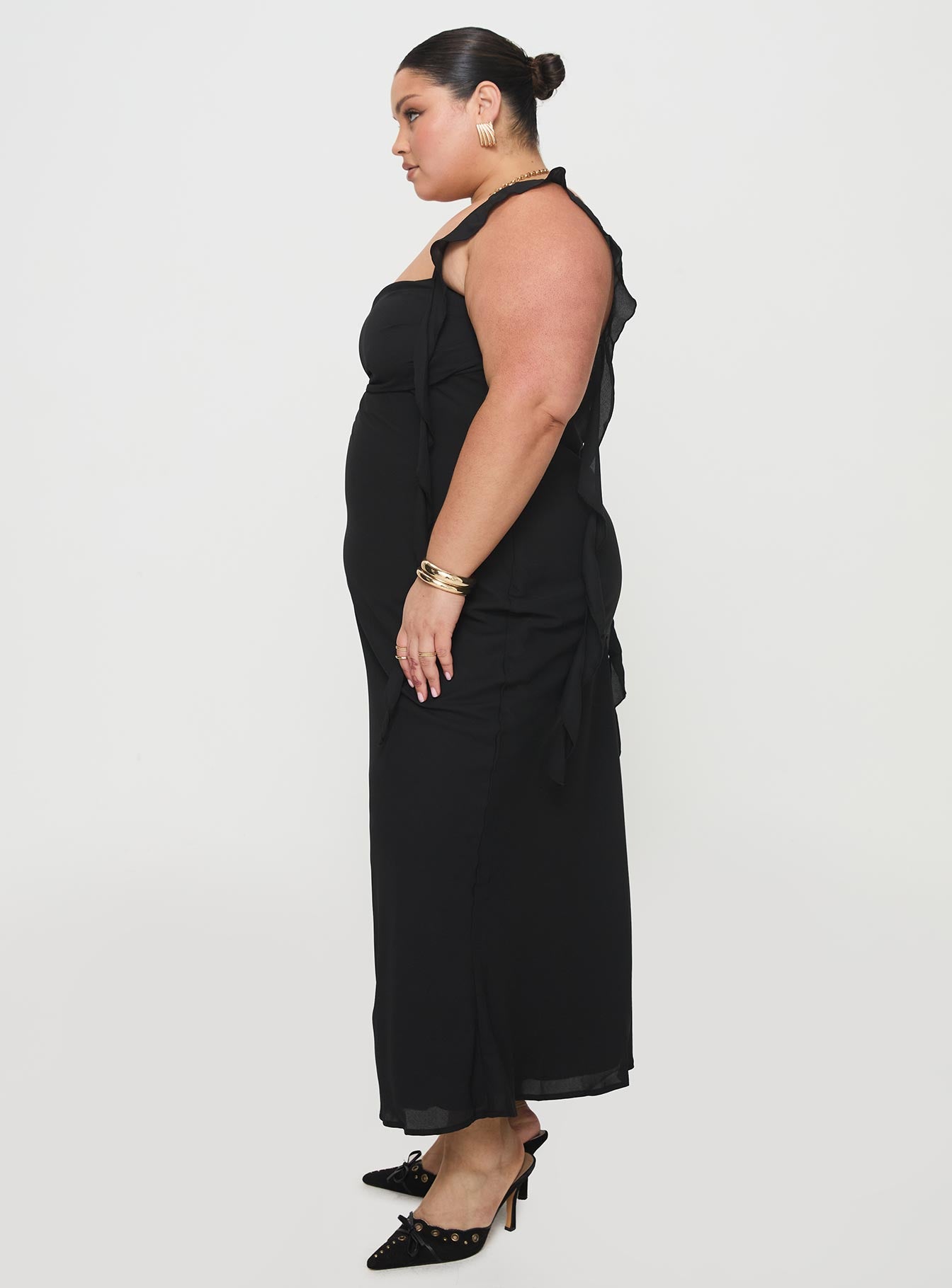 Lanai Maxi Dress Black Curve Buy Cheap 100% Guaranteed