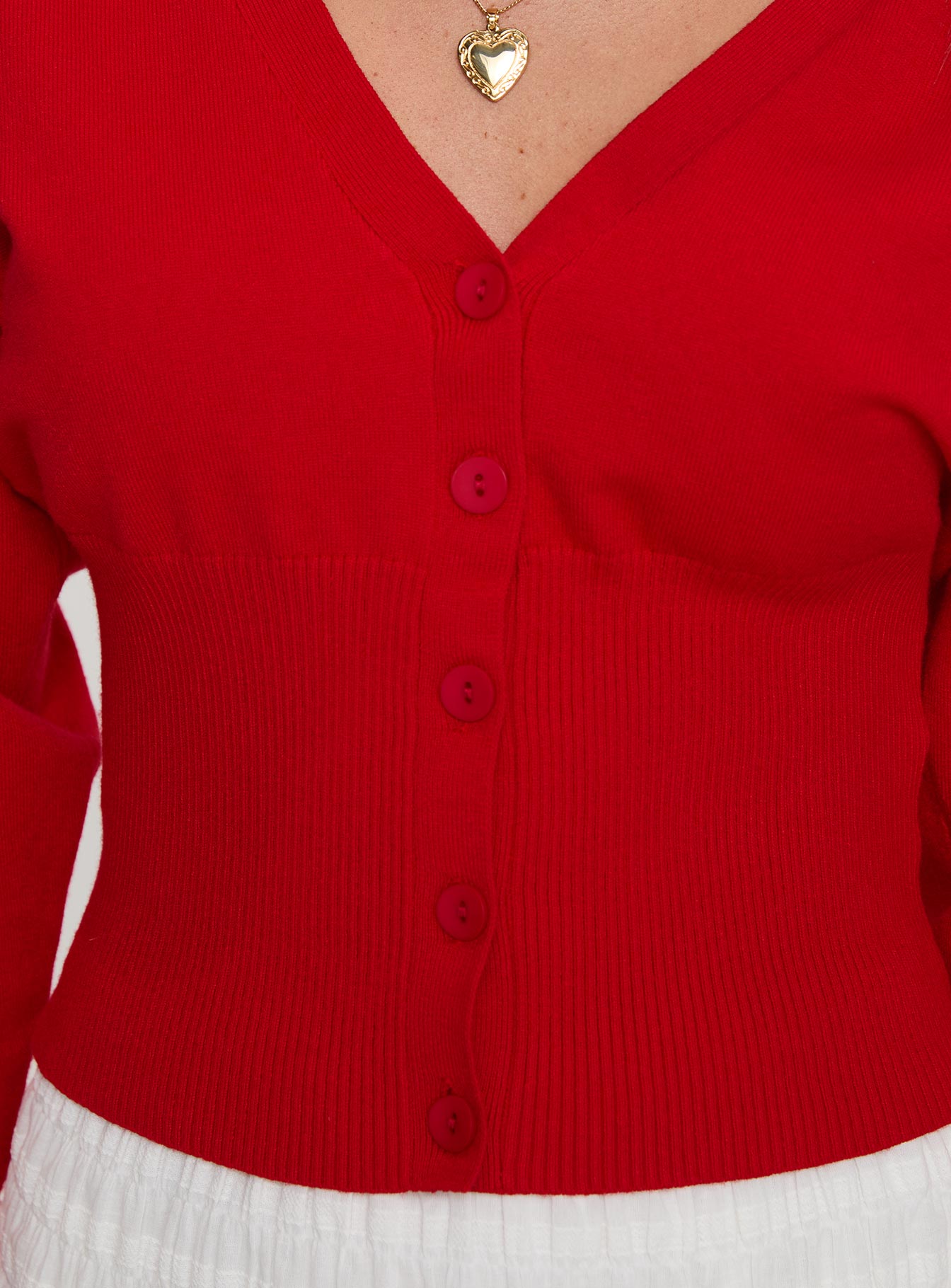 Wistfully Knit Cardigan Red Cheap The Cheapest