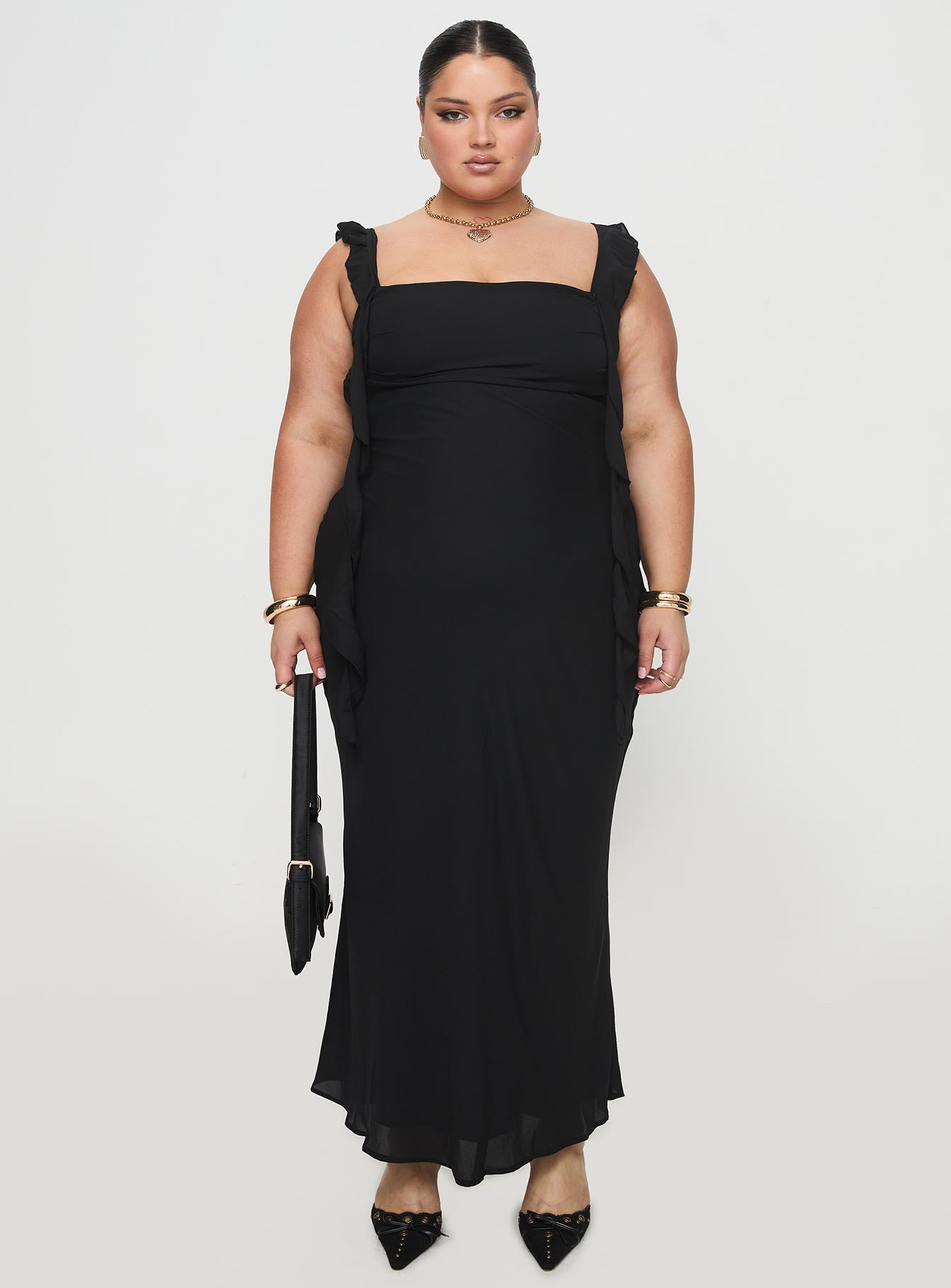 Lanai Maxi Dress Black Curve Buy Cheap 100% Guaranteed