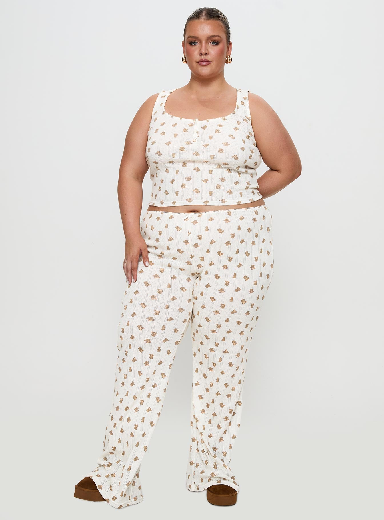 Sleepytea Pointelle Sleep Pant Multi Curve Eastbay Cheap Online