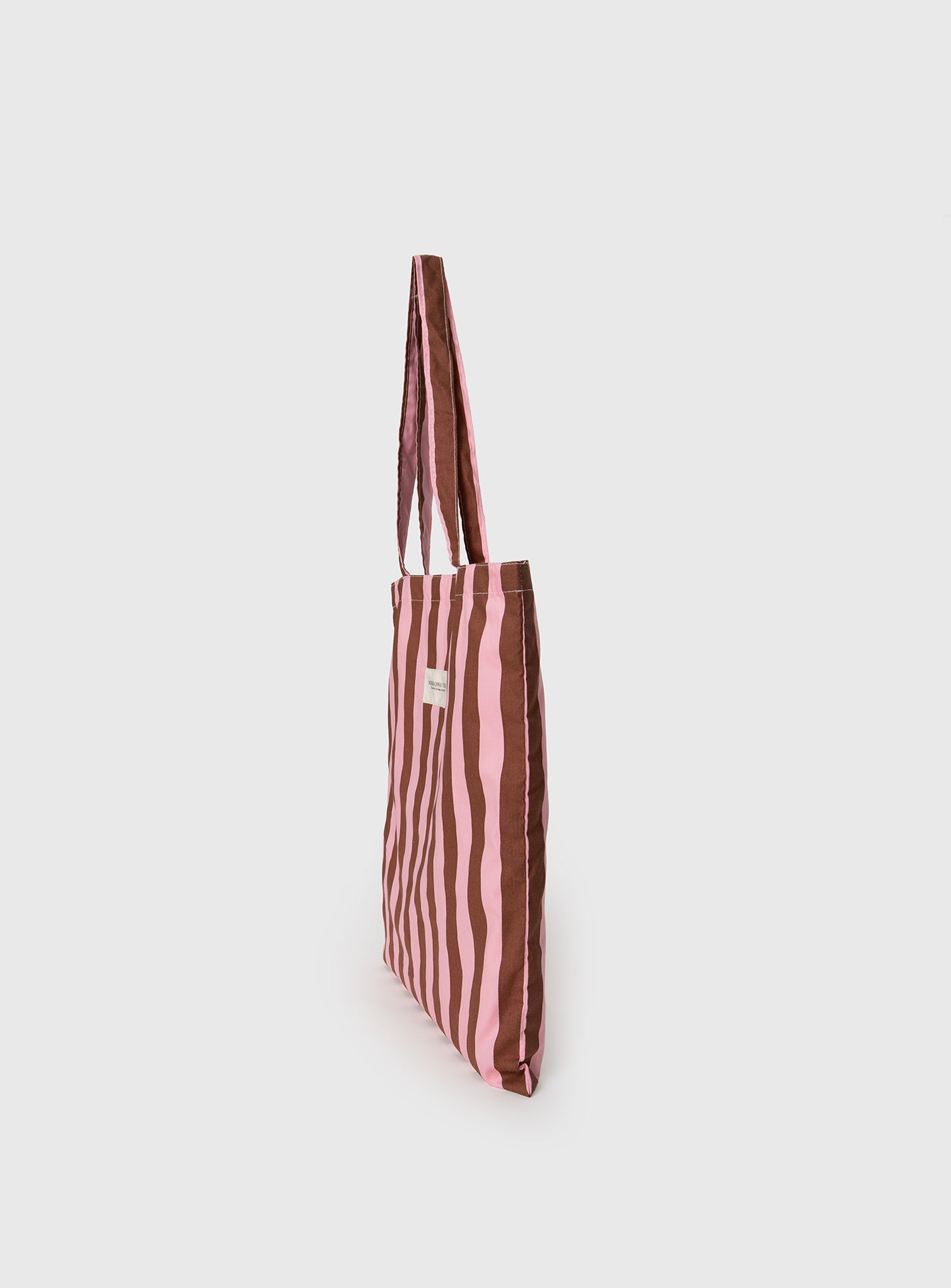 Lelande Striped Tote Bag Pink/brown Sale Low Shipping Fee