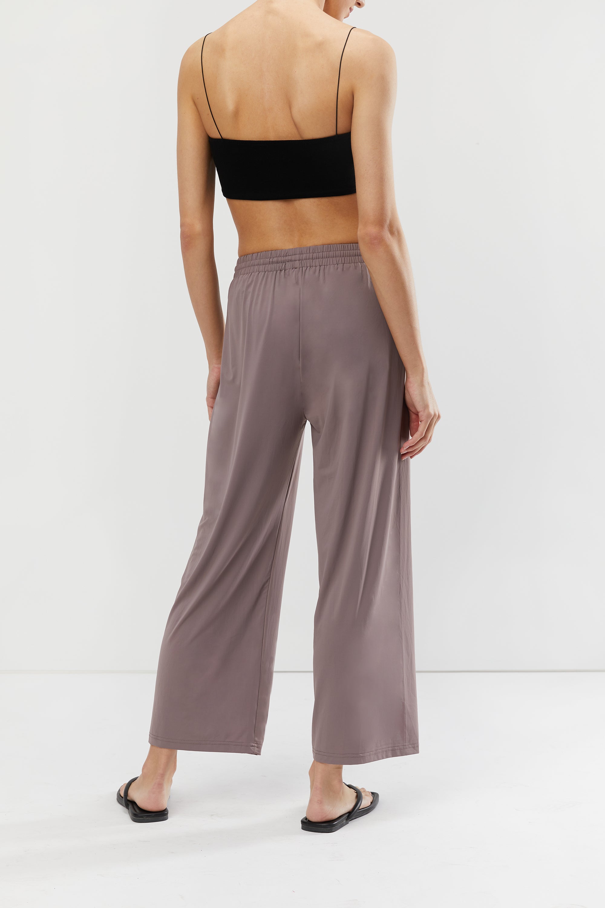 NYLON WIDE LEG PANT Outlet Exclusive