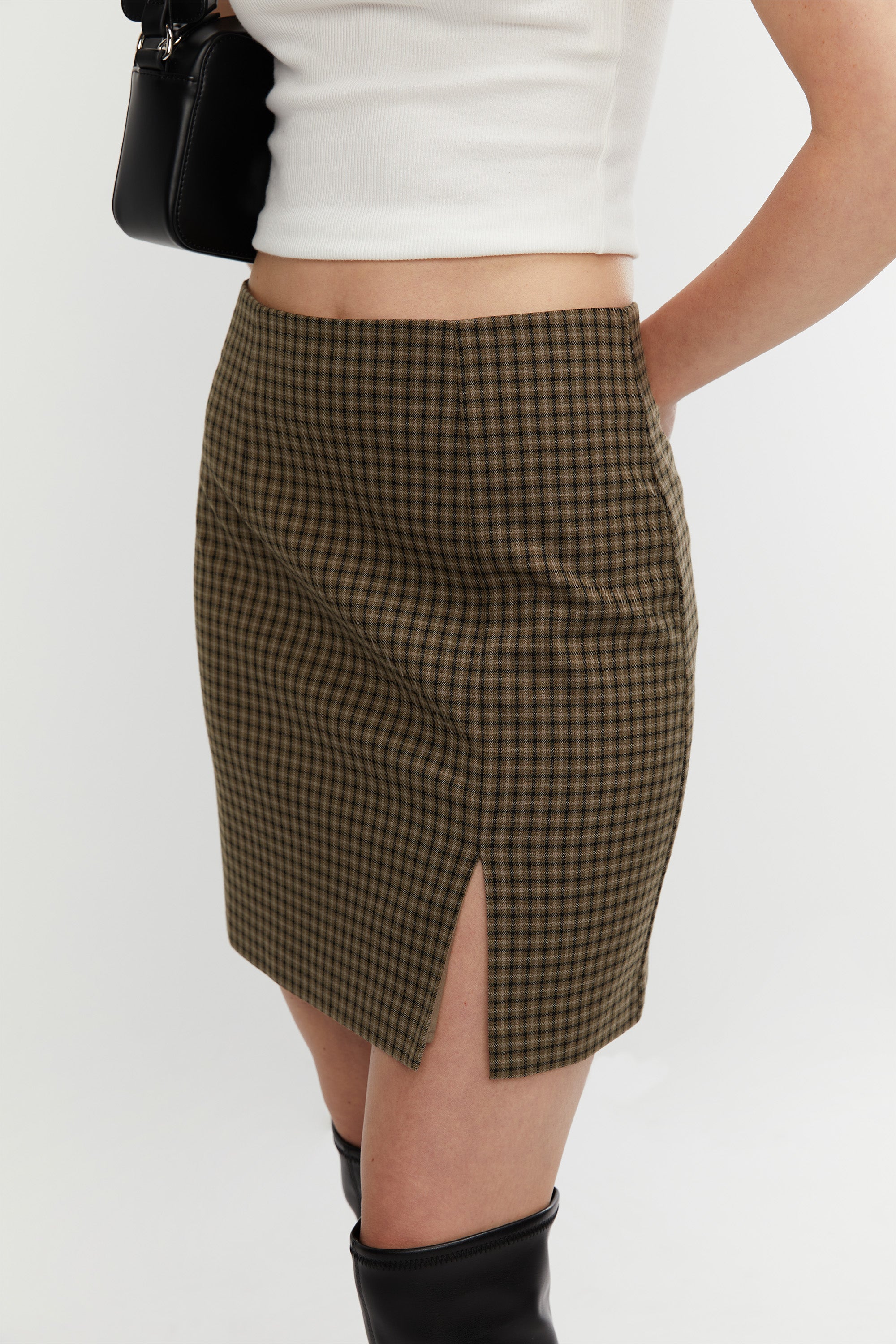 PLAID MINI SKIRT Looking For Online