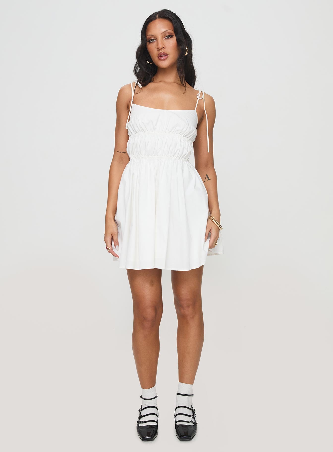 Jacksonne Mini Dress White Cheap Online Store Manchester