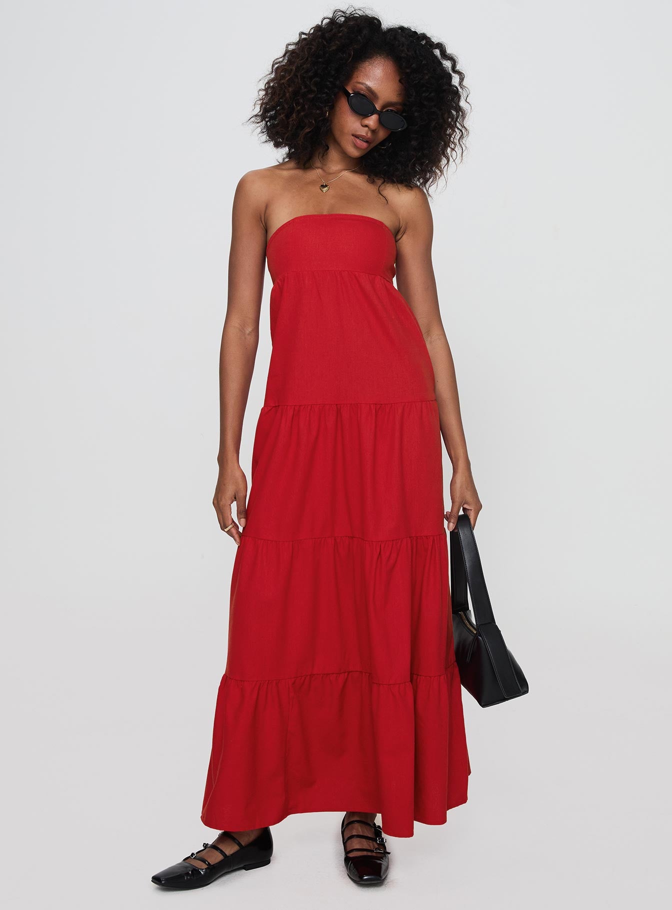 Kazia Maxi Dress Red For Sale Online