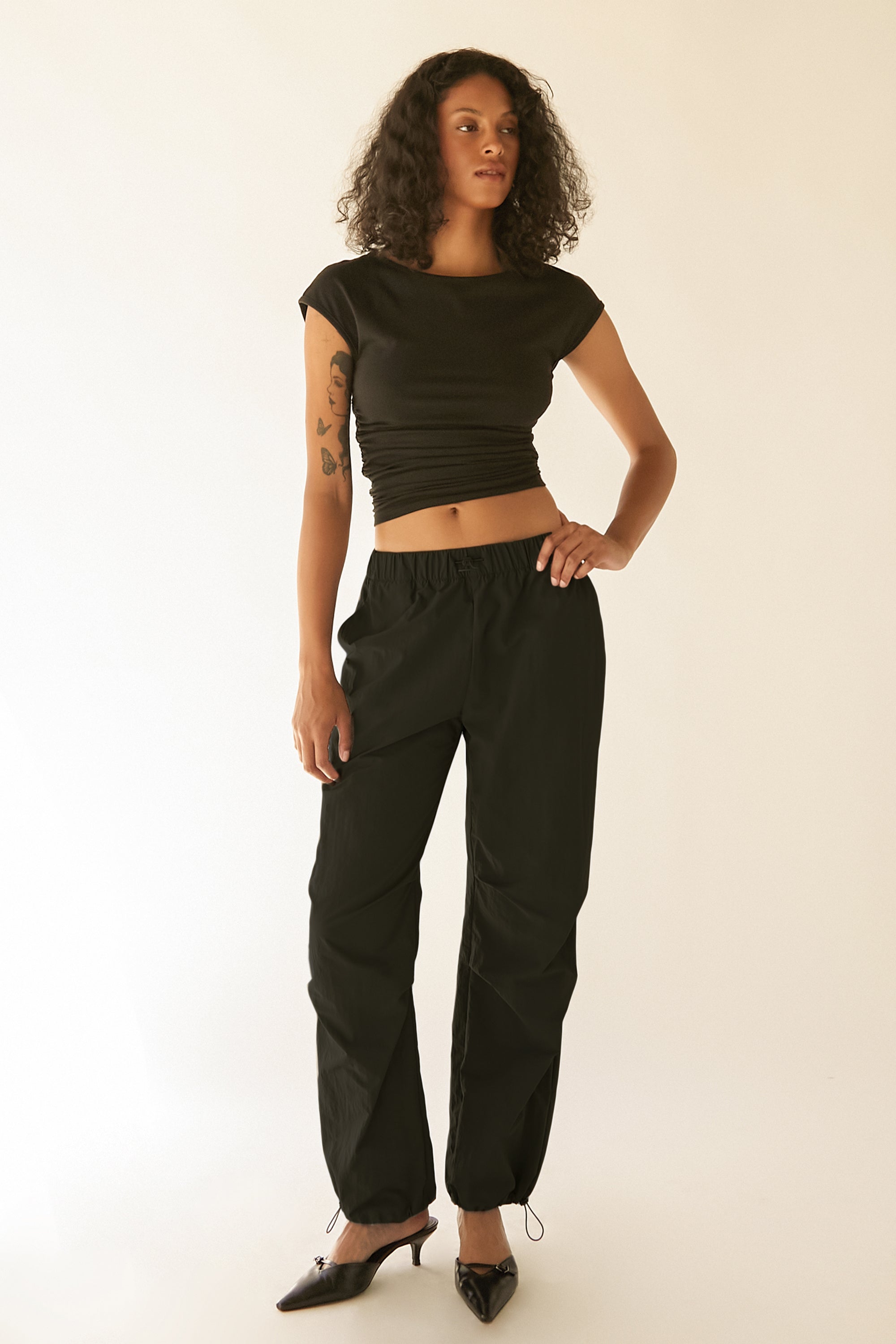 RECYCLED NYLON PARACHUTE PANT Best Pices Cheap Pice