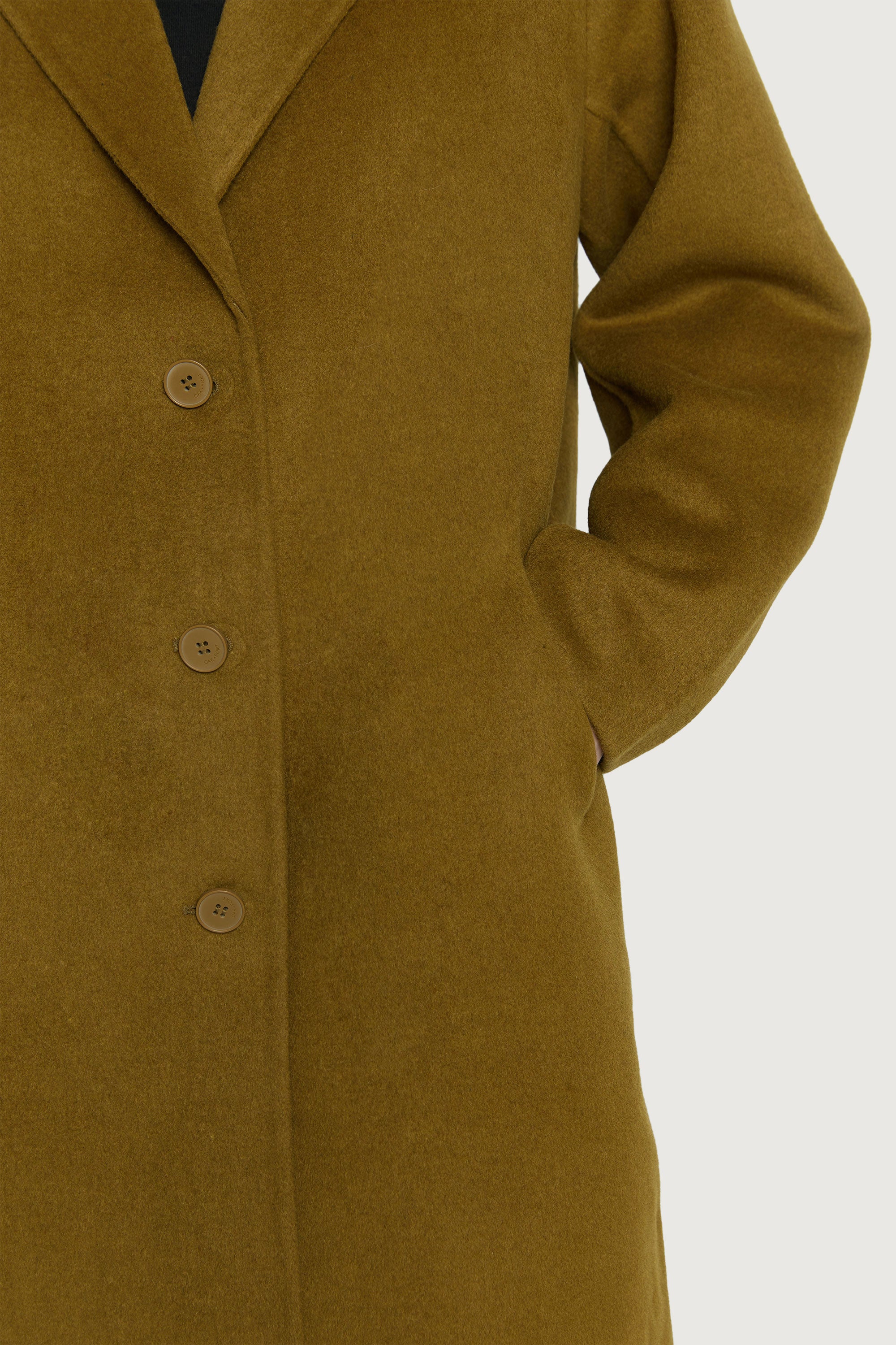 CLASSIC FIT WOOL BLEND COAT Clearance Affordable