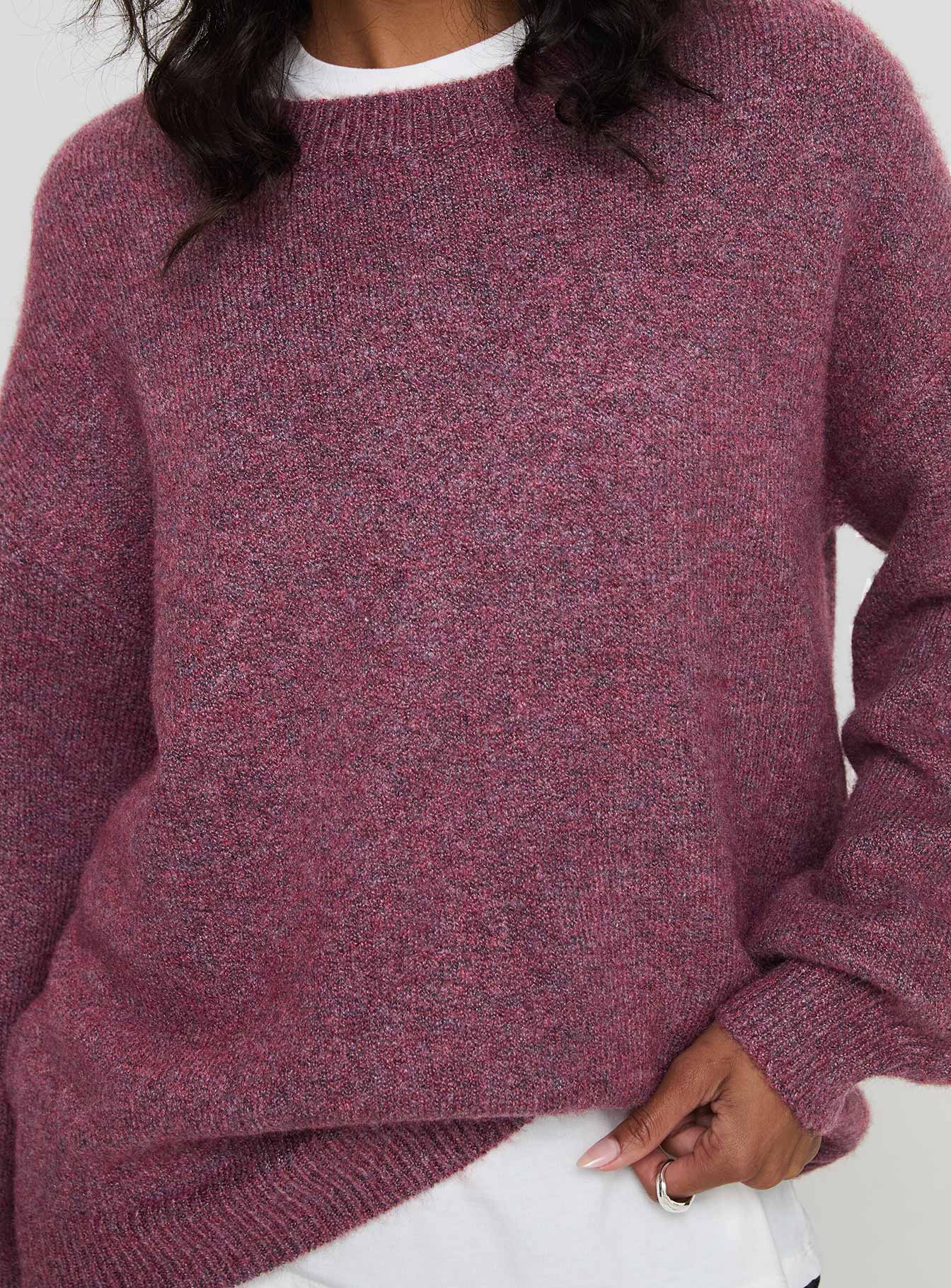 Ryanna Sweater Burgundy Outlet Amazon