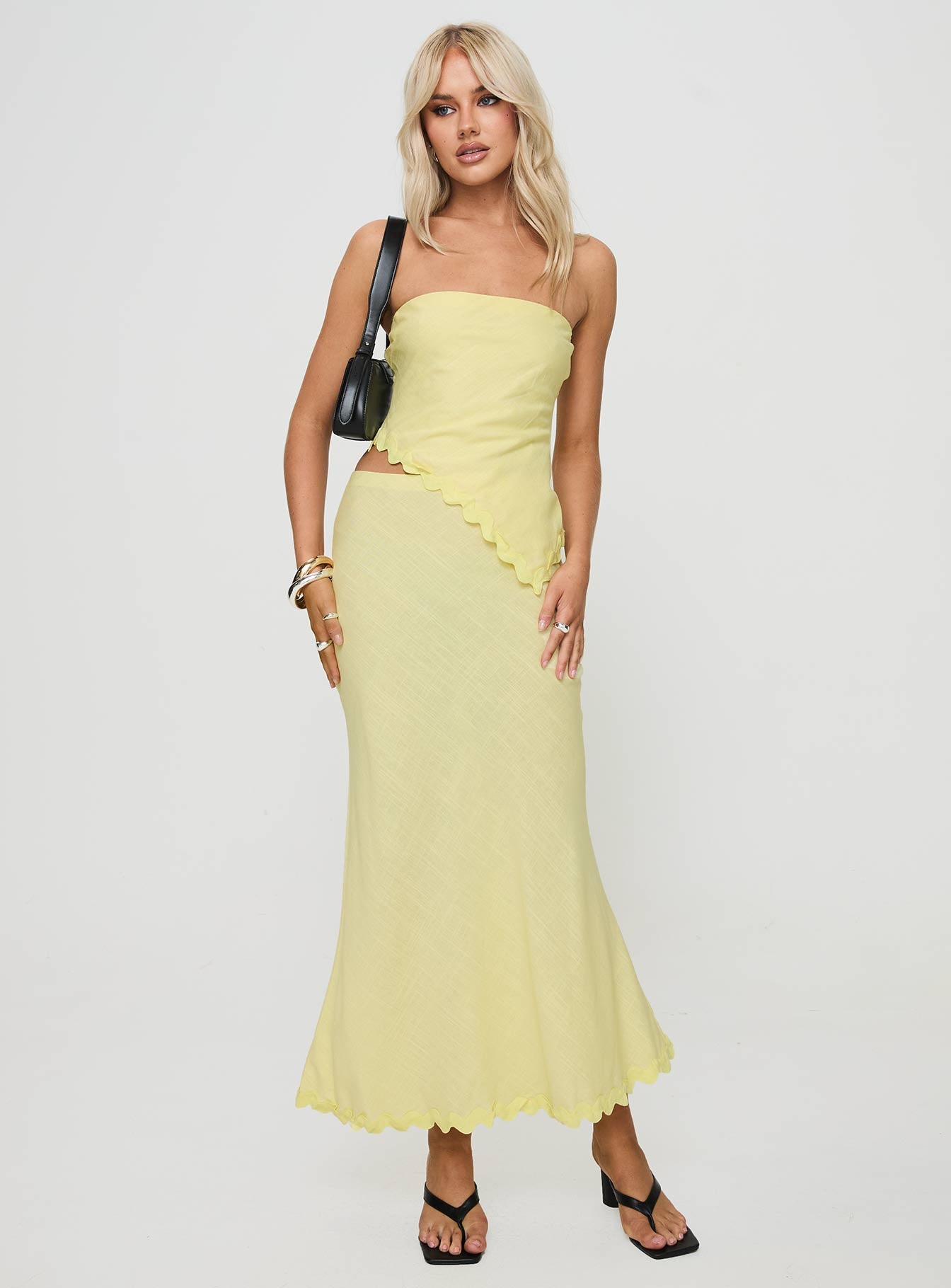 Silvershore Maxi Skirt Yellow Finishline For Sale