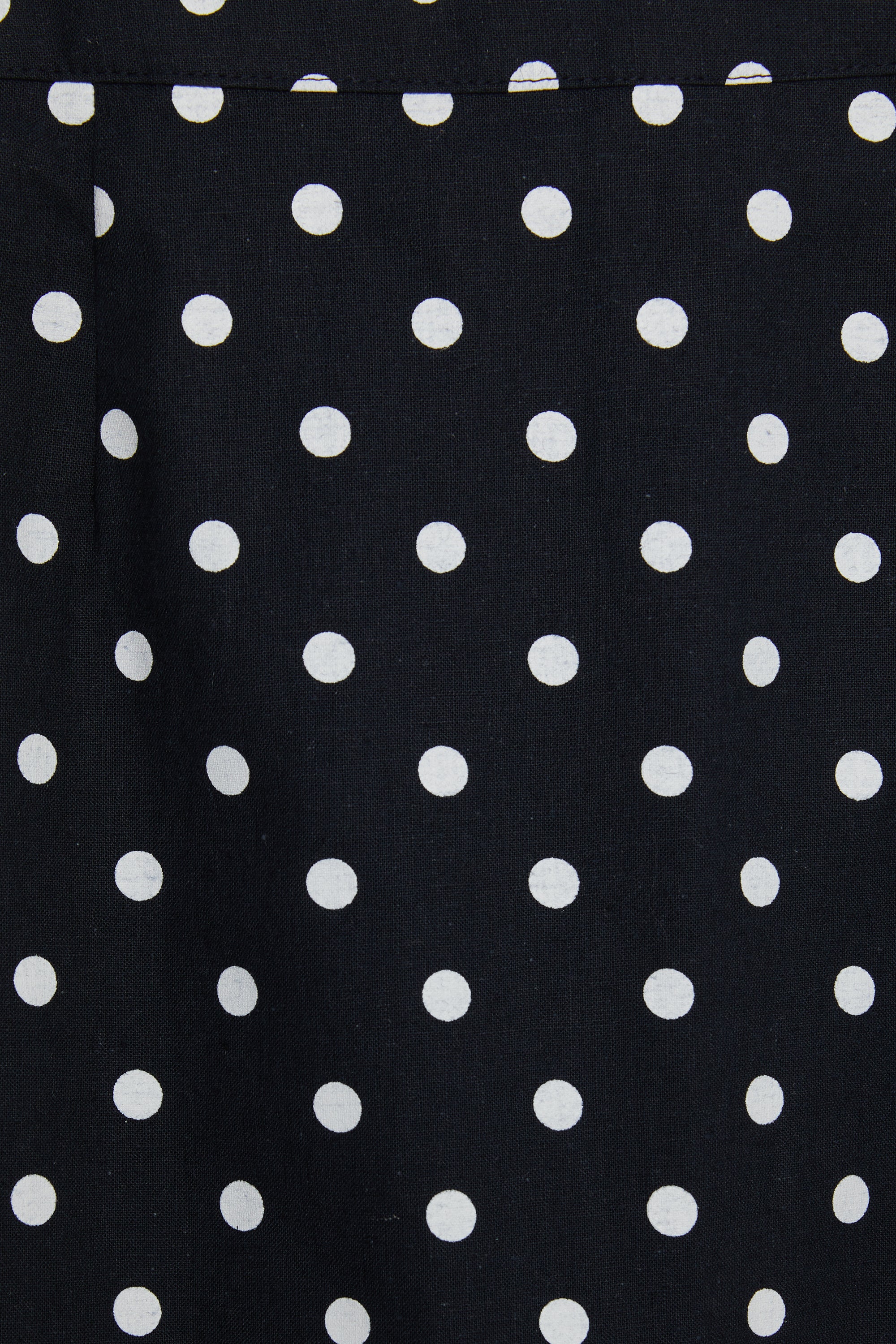 POLKA DOT COTTON LINEN SKIRT Huge Surprise Cheap Pice