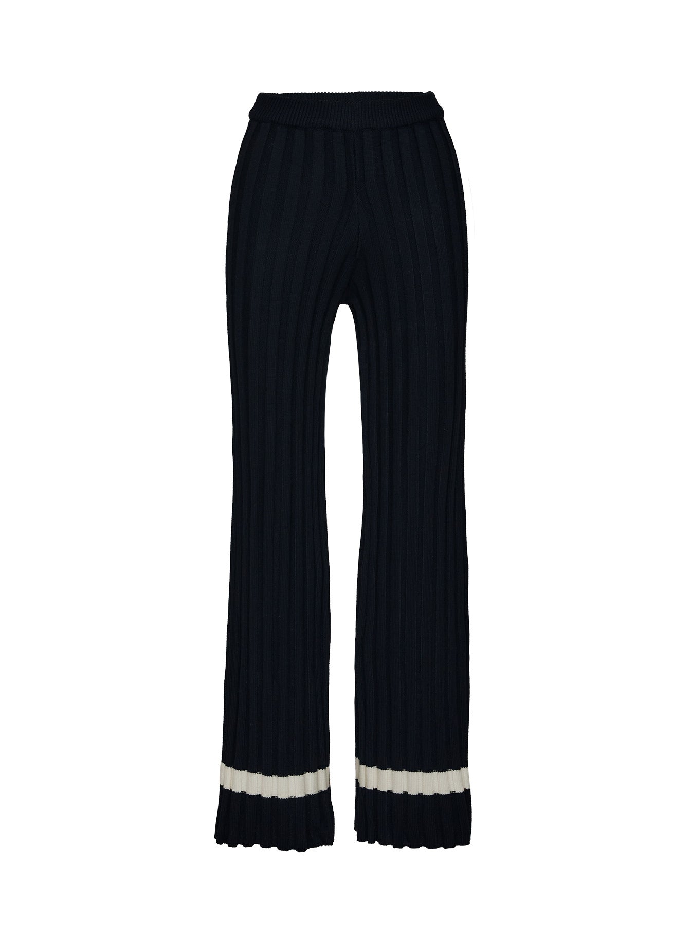 Montenegro Knit Pants Black / Cream Clearance Newest