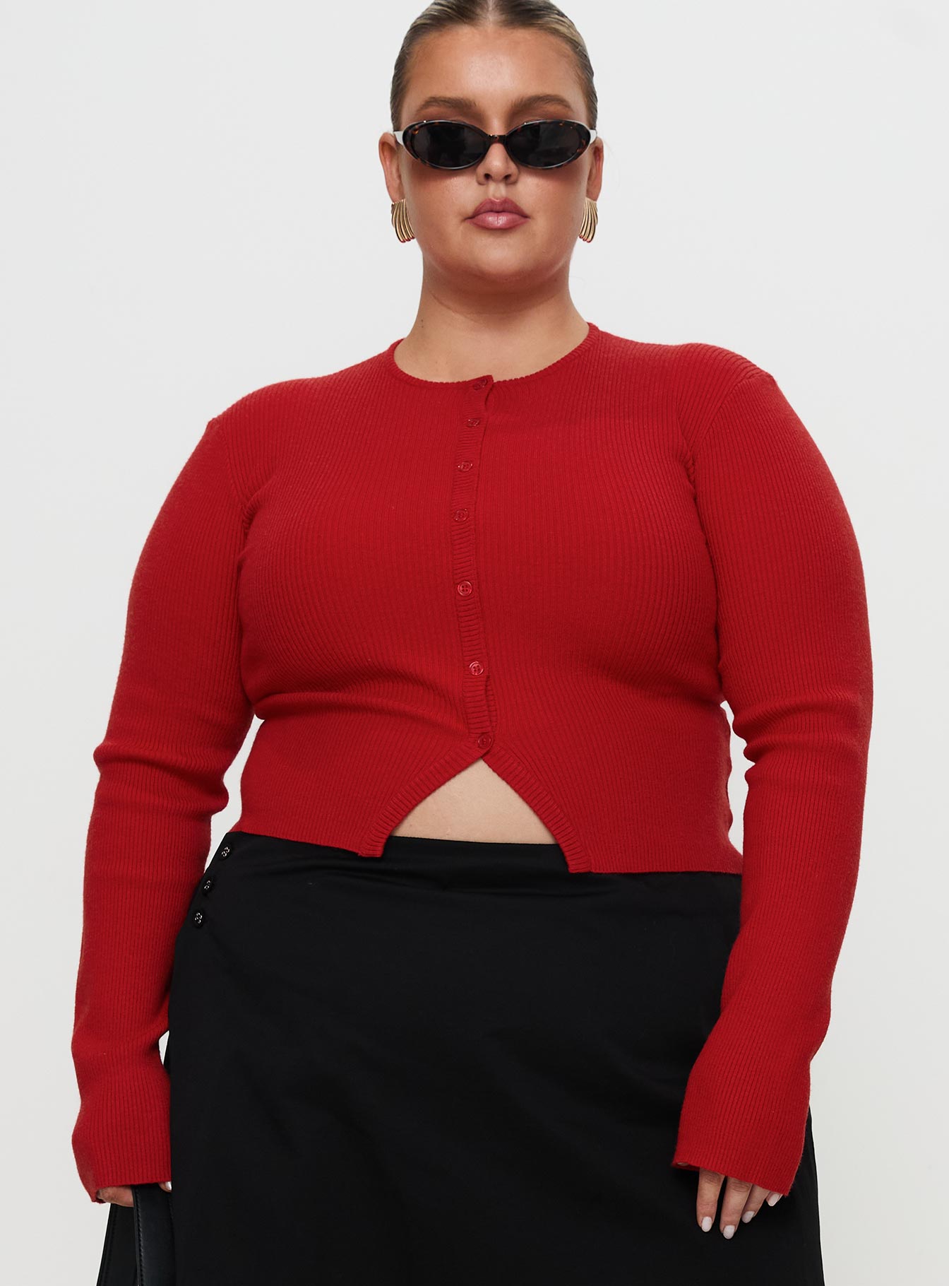 Suzu Long Sleeve Top Red Curve Cheap Order