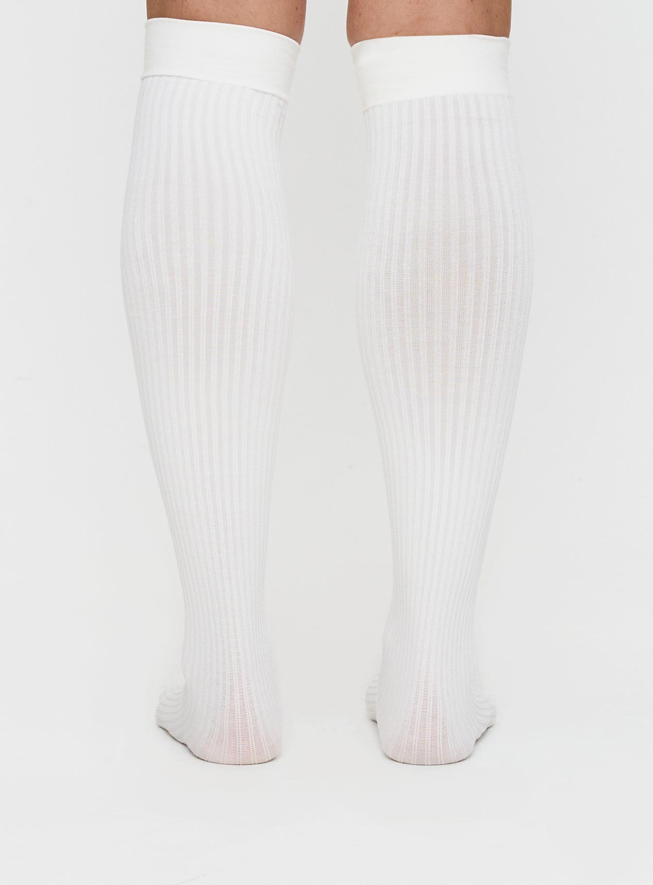 Sabryna Over Knee Socks White Sale Purchase