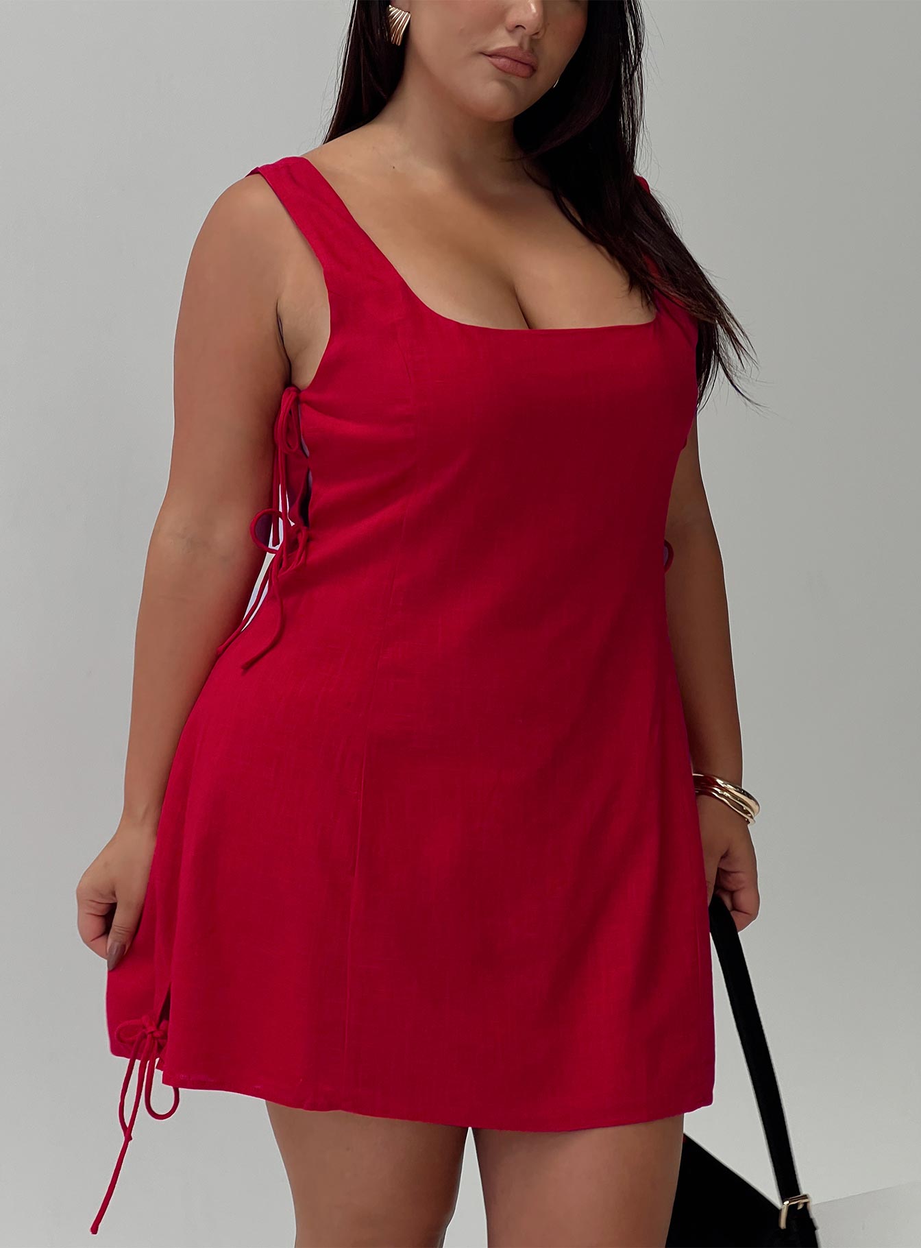 Play It Again Mini Dress Red Curve Online Online Original