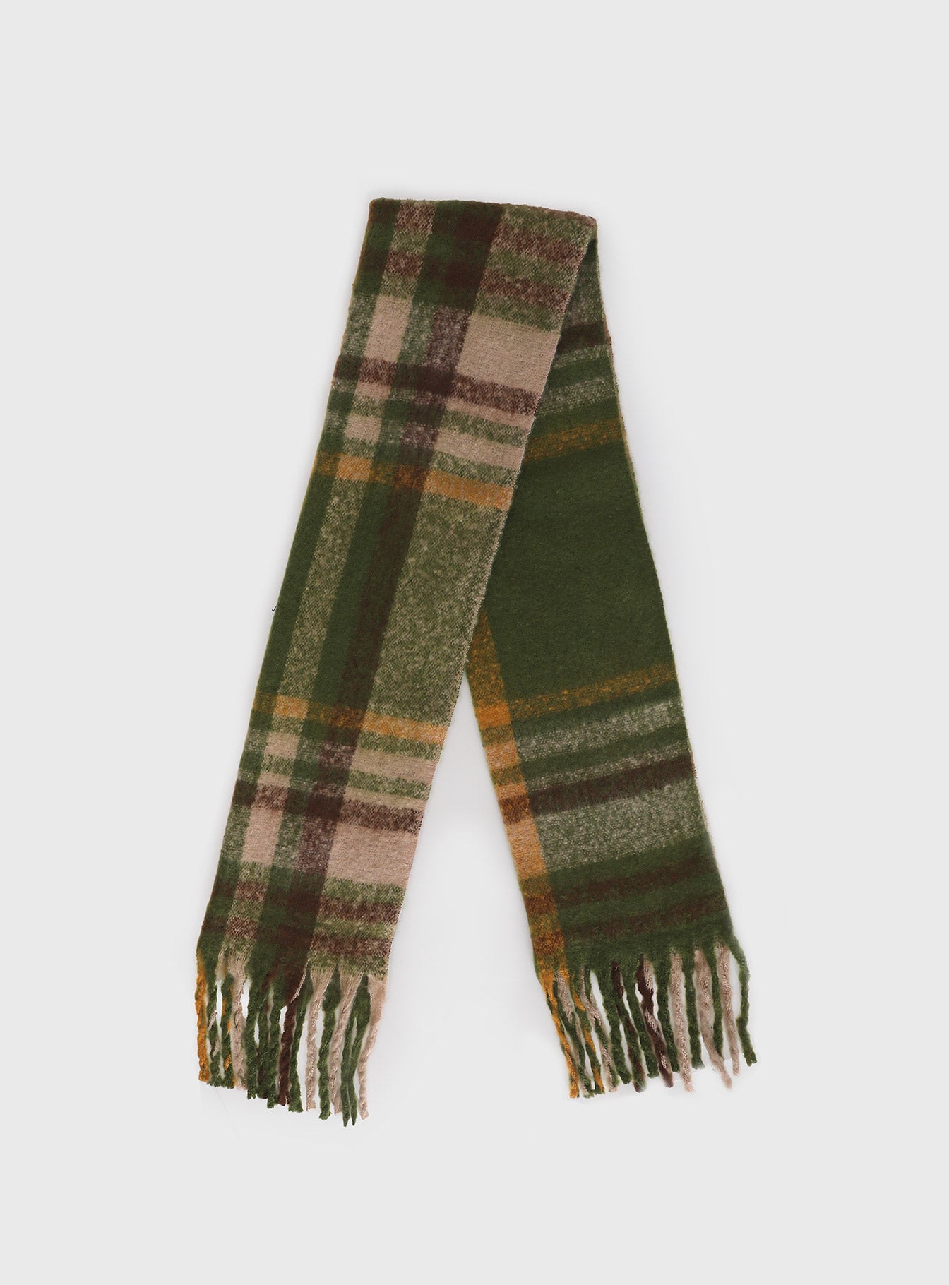 Eunoia Scarf Green / Brown How Much Sale Online