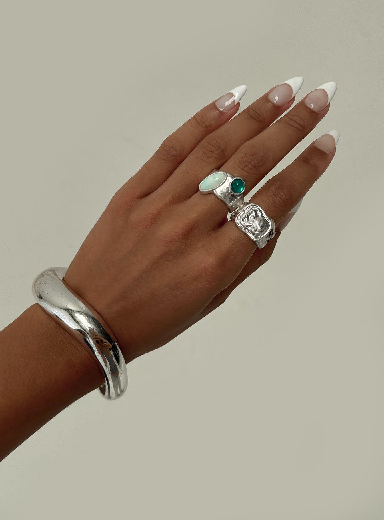 Thinking Bout You Ring Pack Silver Sale Wide Range Of