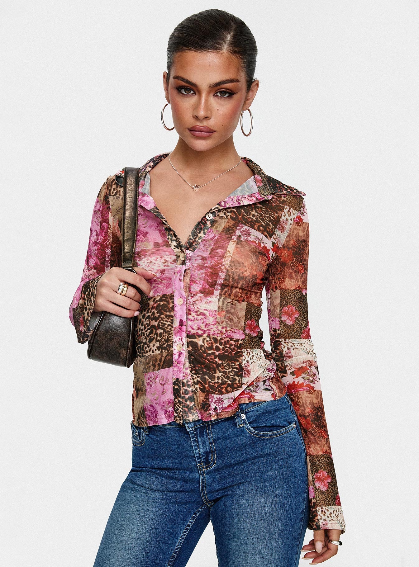 Maribou Long Sleeve Top Multi Deals Cheap Pice