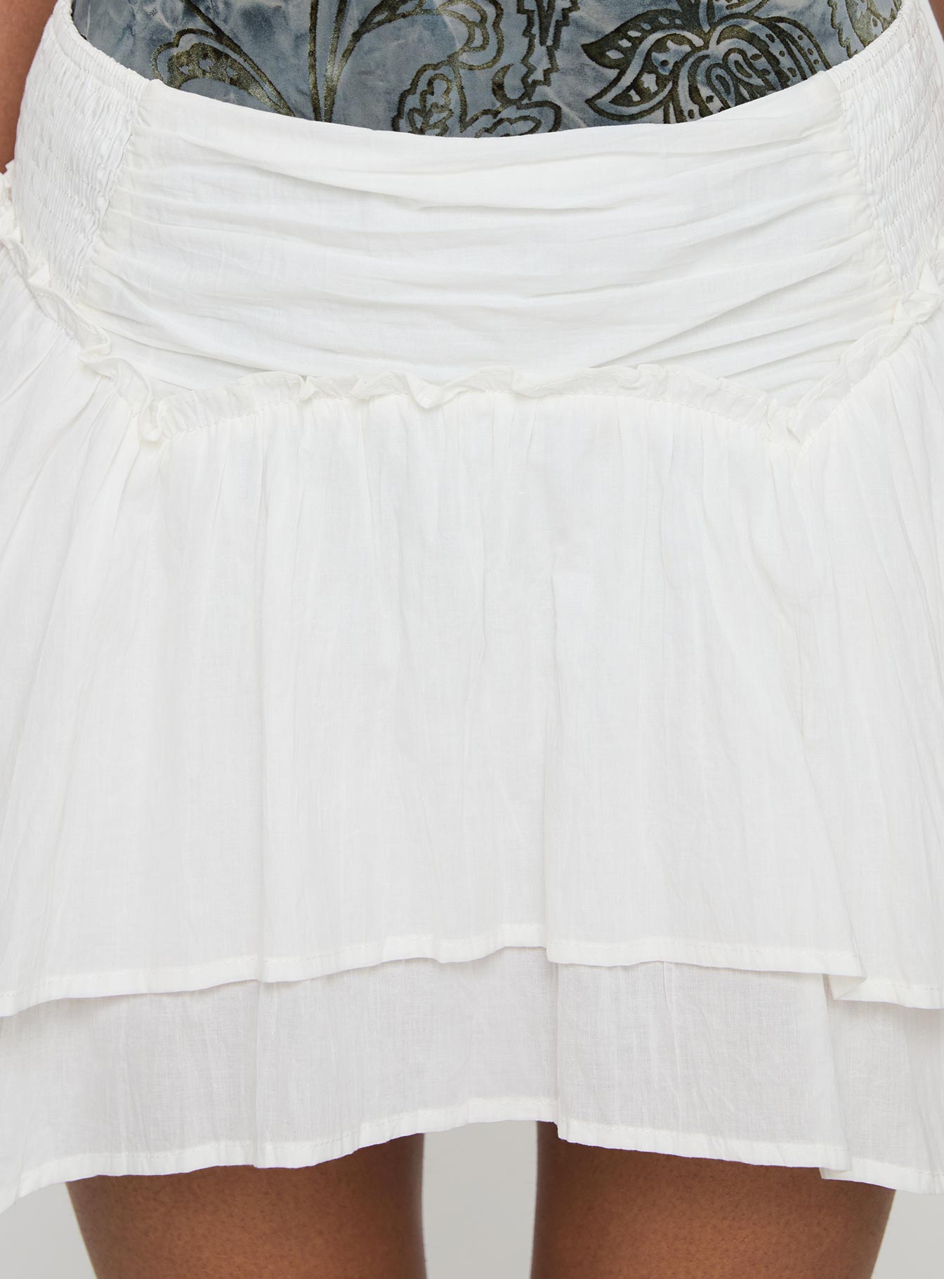 Butter Low Rise Skirt White Looking For Sale Online