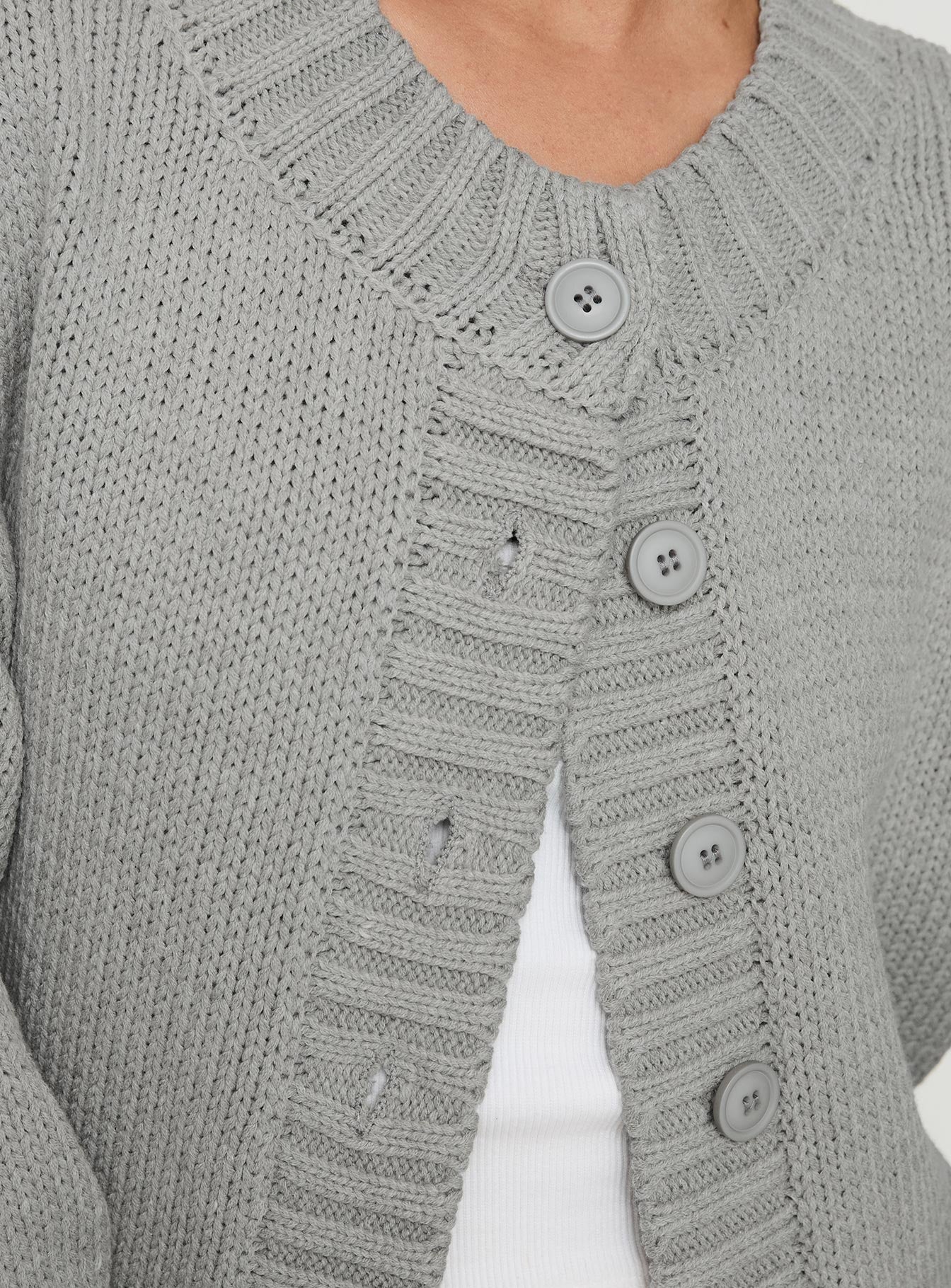 Edern Cardigan Grey Official Site For Sale