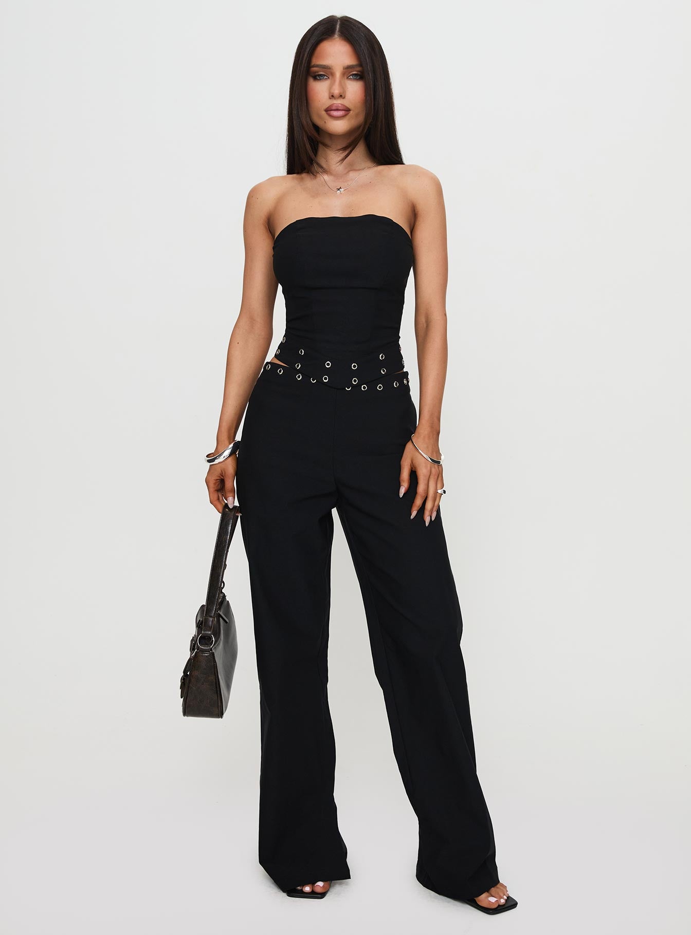 Passionette Strapless Top Black Clearance Cost