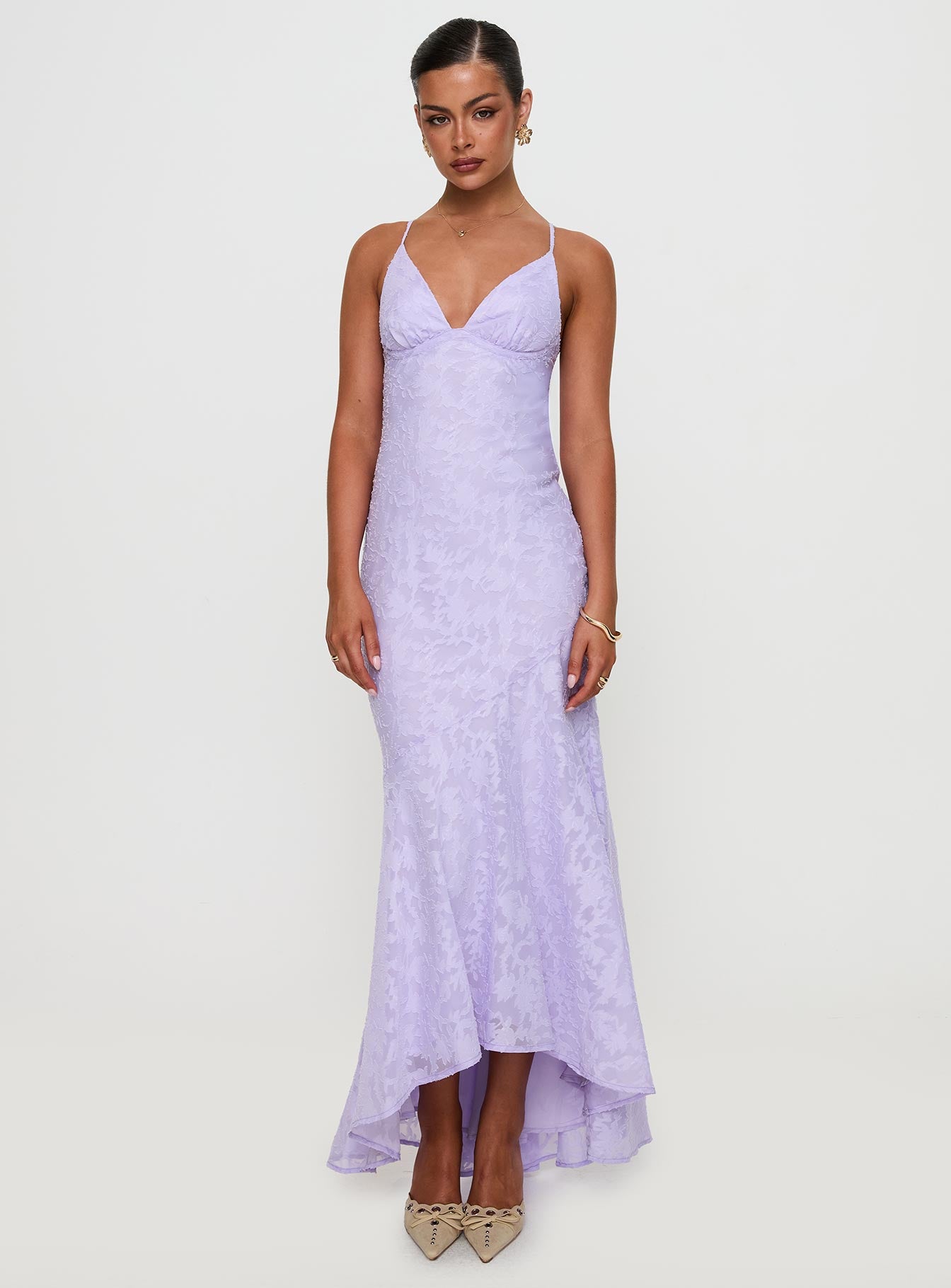 Cyrene Maxi Dress Lilac Collections