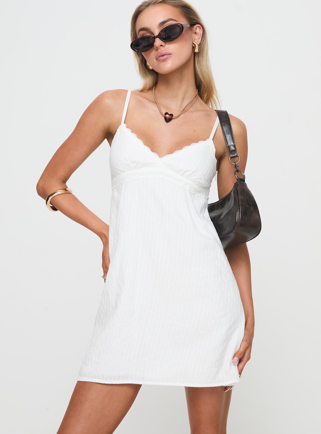 Lunya Mini Dress White Buy Cheap Cost