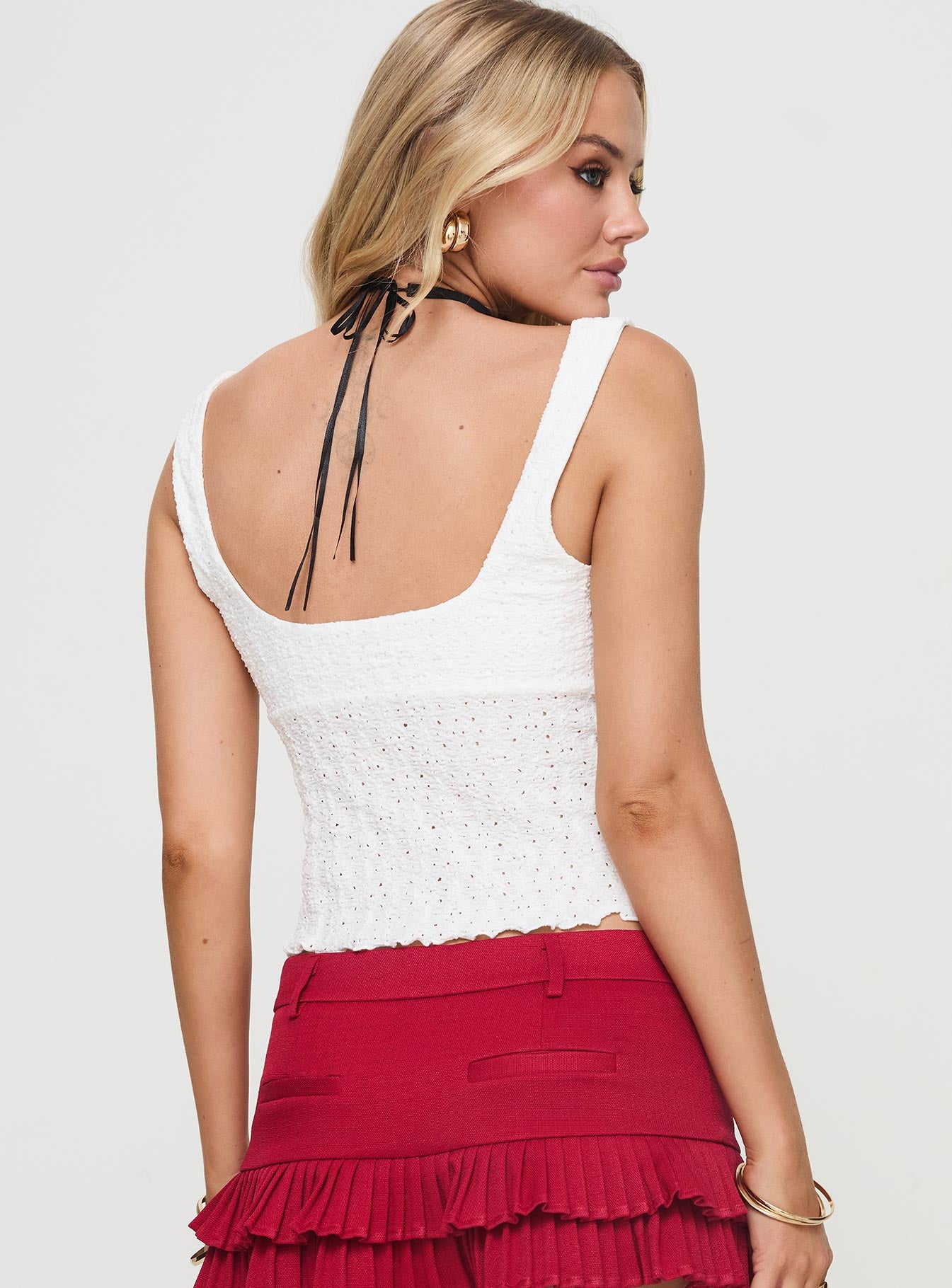 Amberly Top White Cheap Sale View