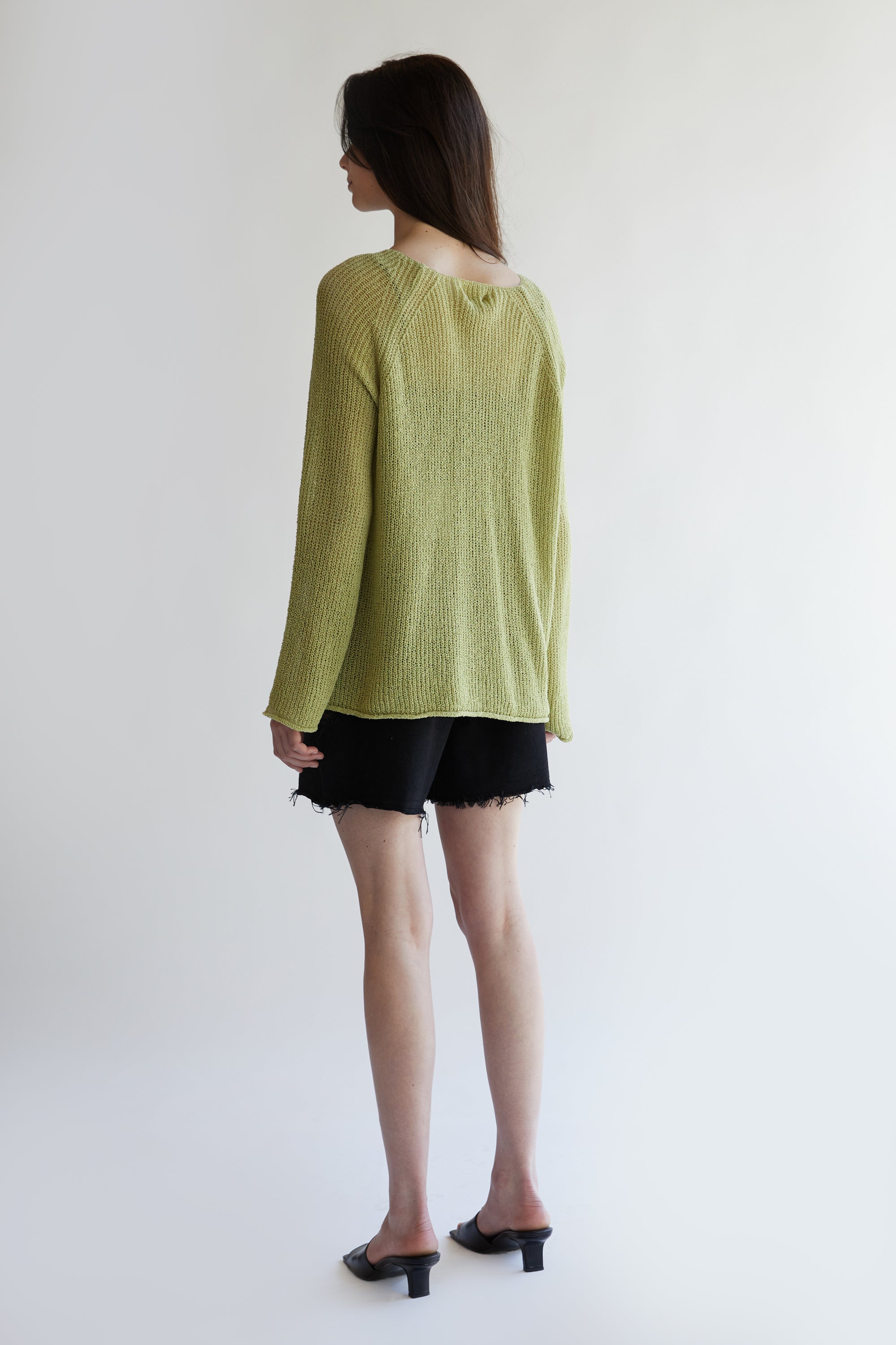 LIGHTWEIGHT RIB-KNIT SWEATER Low Cost