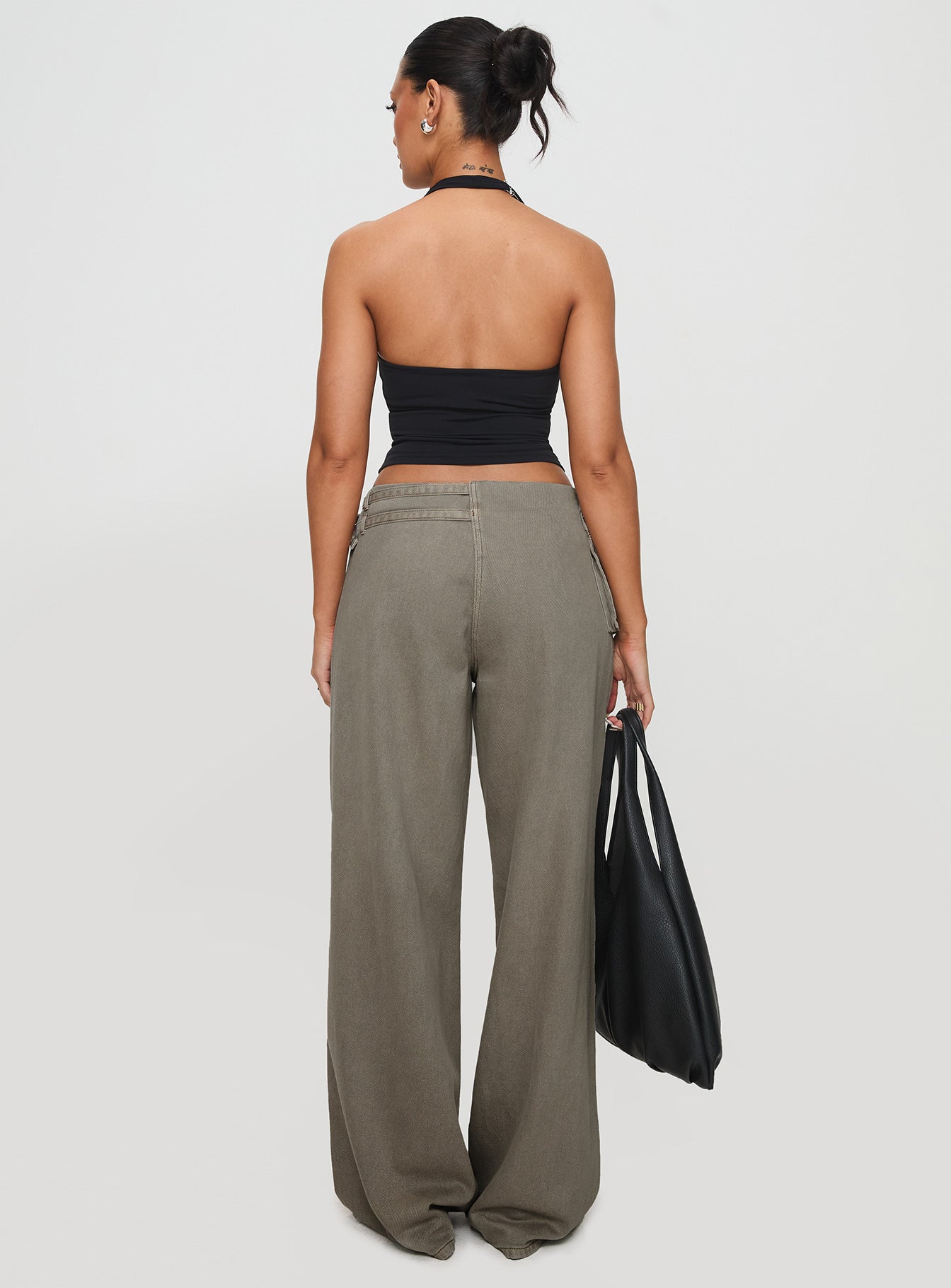 Paltrow Cargo Pant Washed Brown Petite Clearance Pices